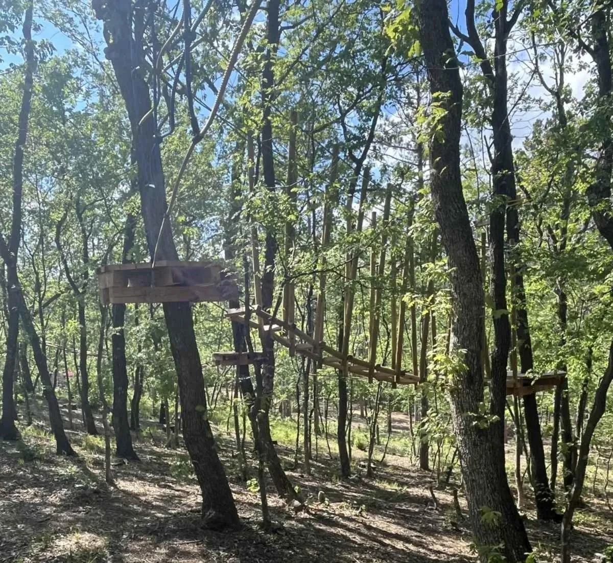 Children play ground in Park hotel Bellevue