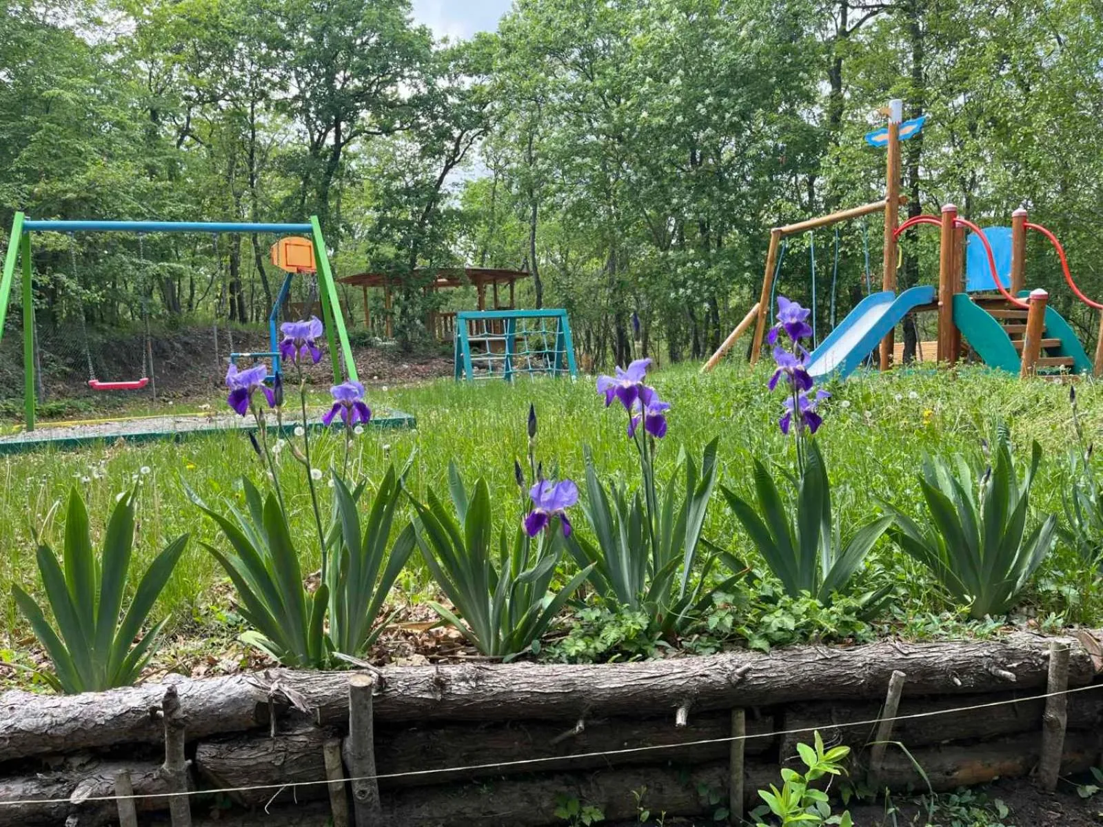 Children play ground in Park hotel Bellevue