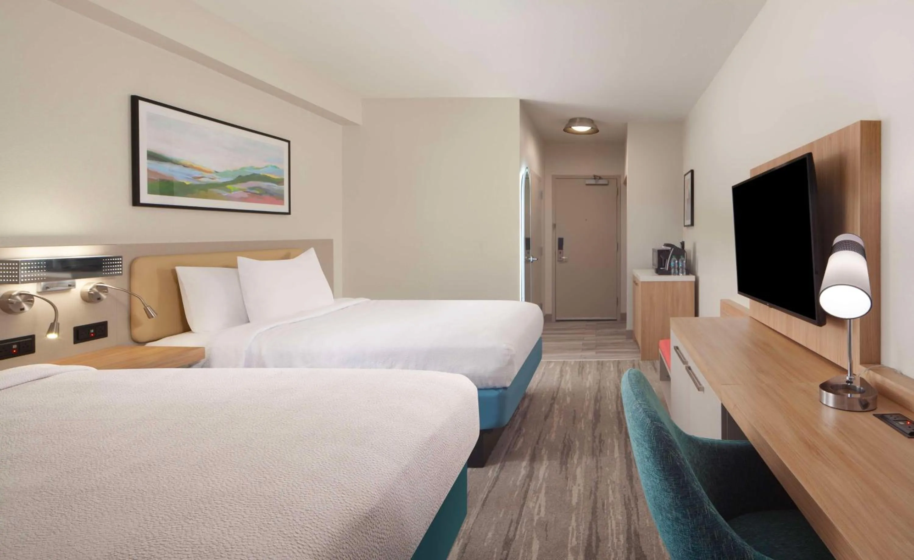 Bed in Hilton Garden Inn Shreveport