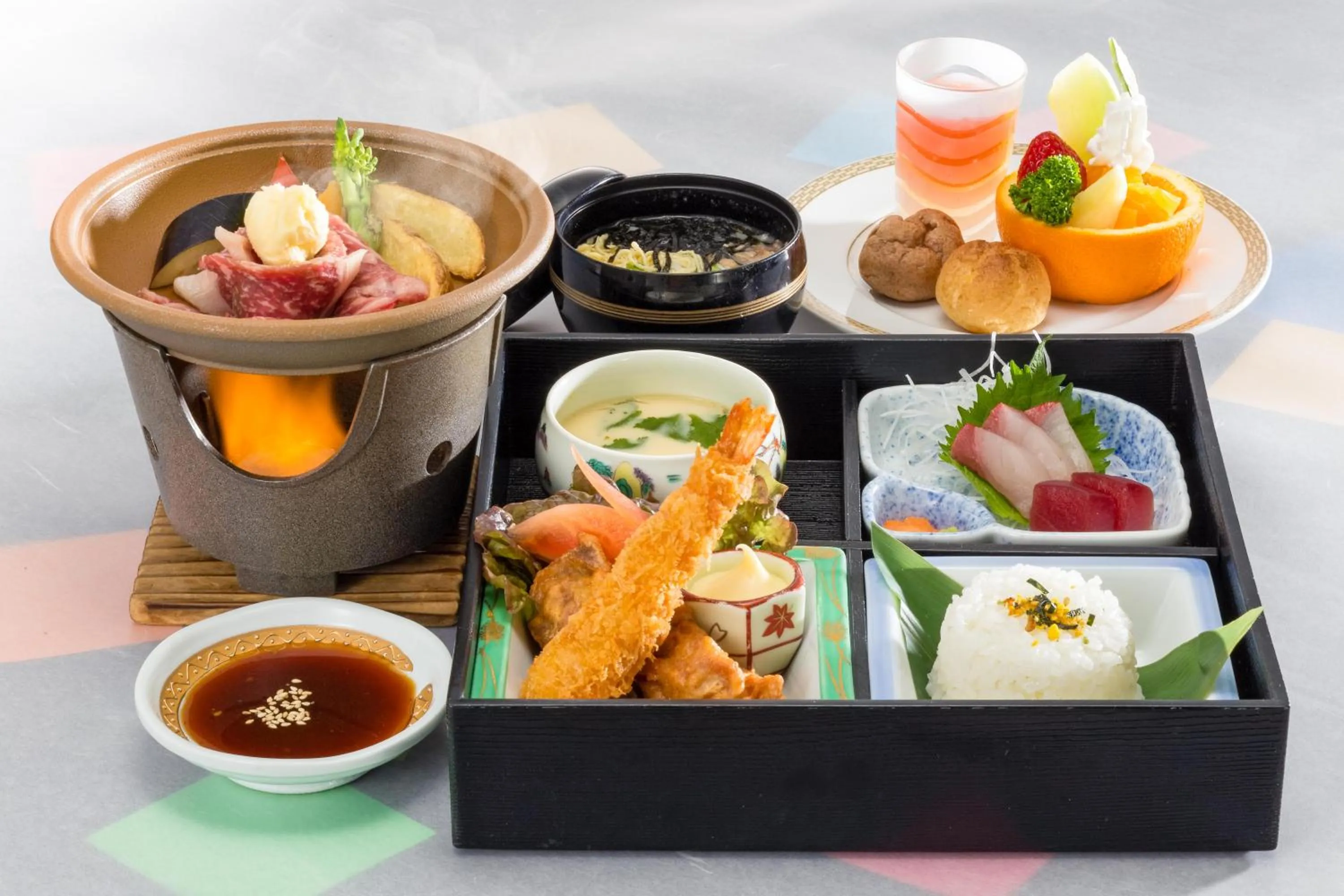 Food close-up in Gyokusenkaku