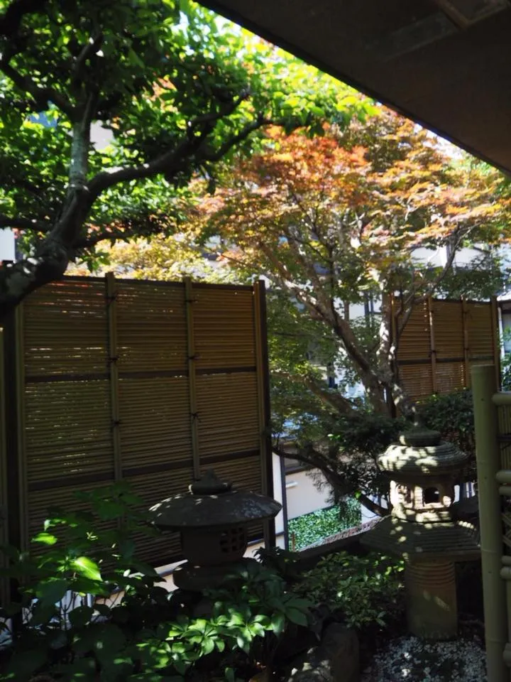 Inner courtyard view in Gyokusenkaku