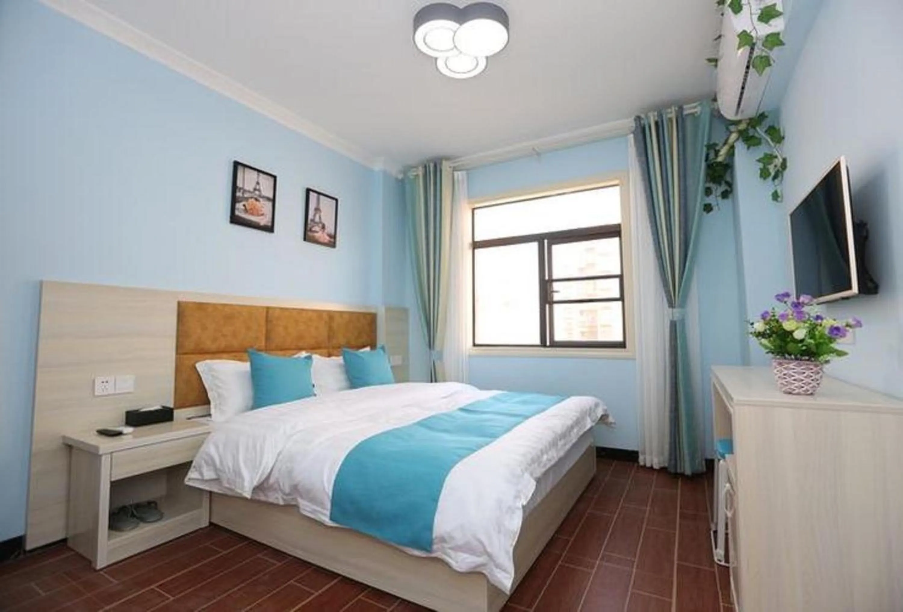 Photo of the whole room, Bed in One Meter Sunshine Hotel Xi'an Xianyang International Airport Flagship Store