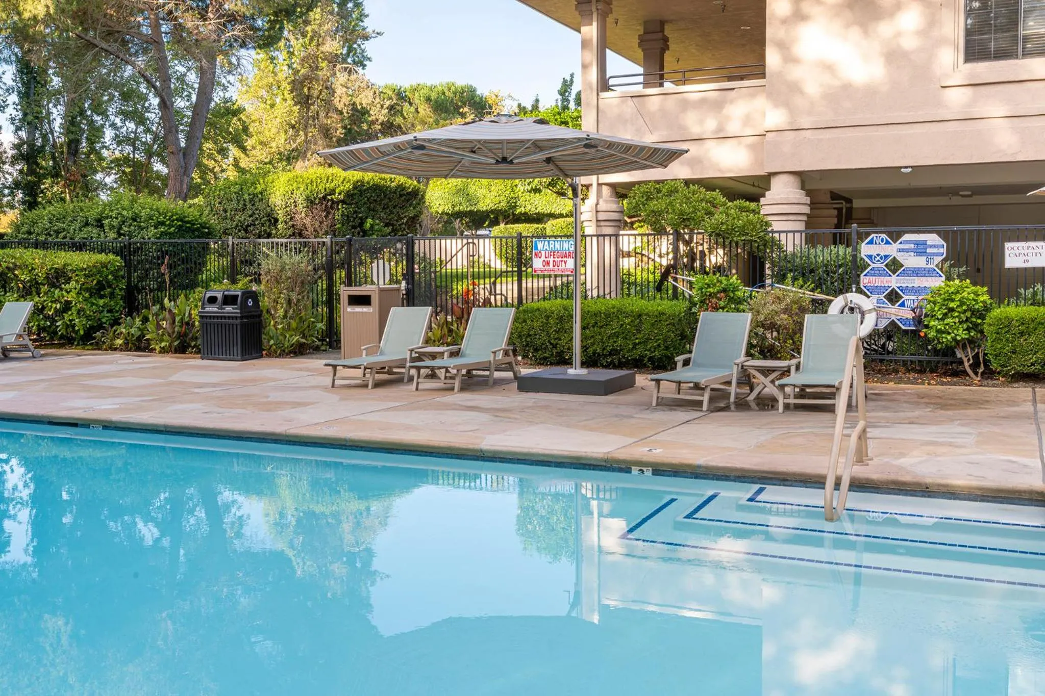 Swimming pool in RiverPointe Napa Valley Resort