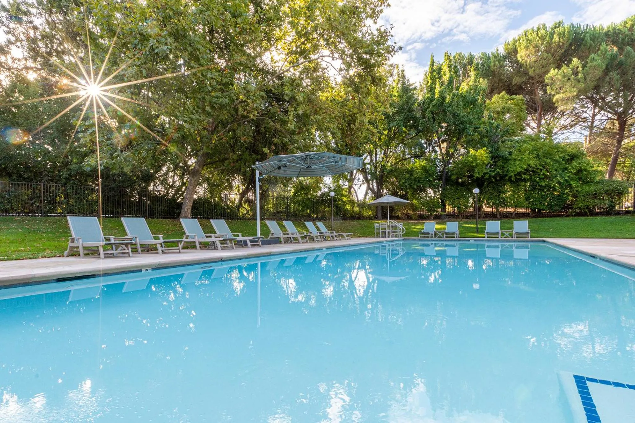 Pool view in RiverPointe Napa Valley Resort