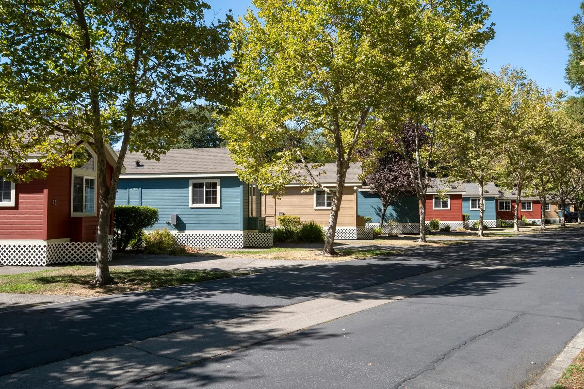 Natural landscape in RiverPointe Napa Valley Resort