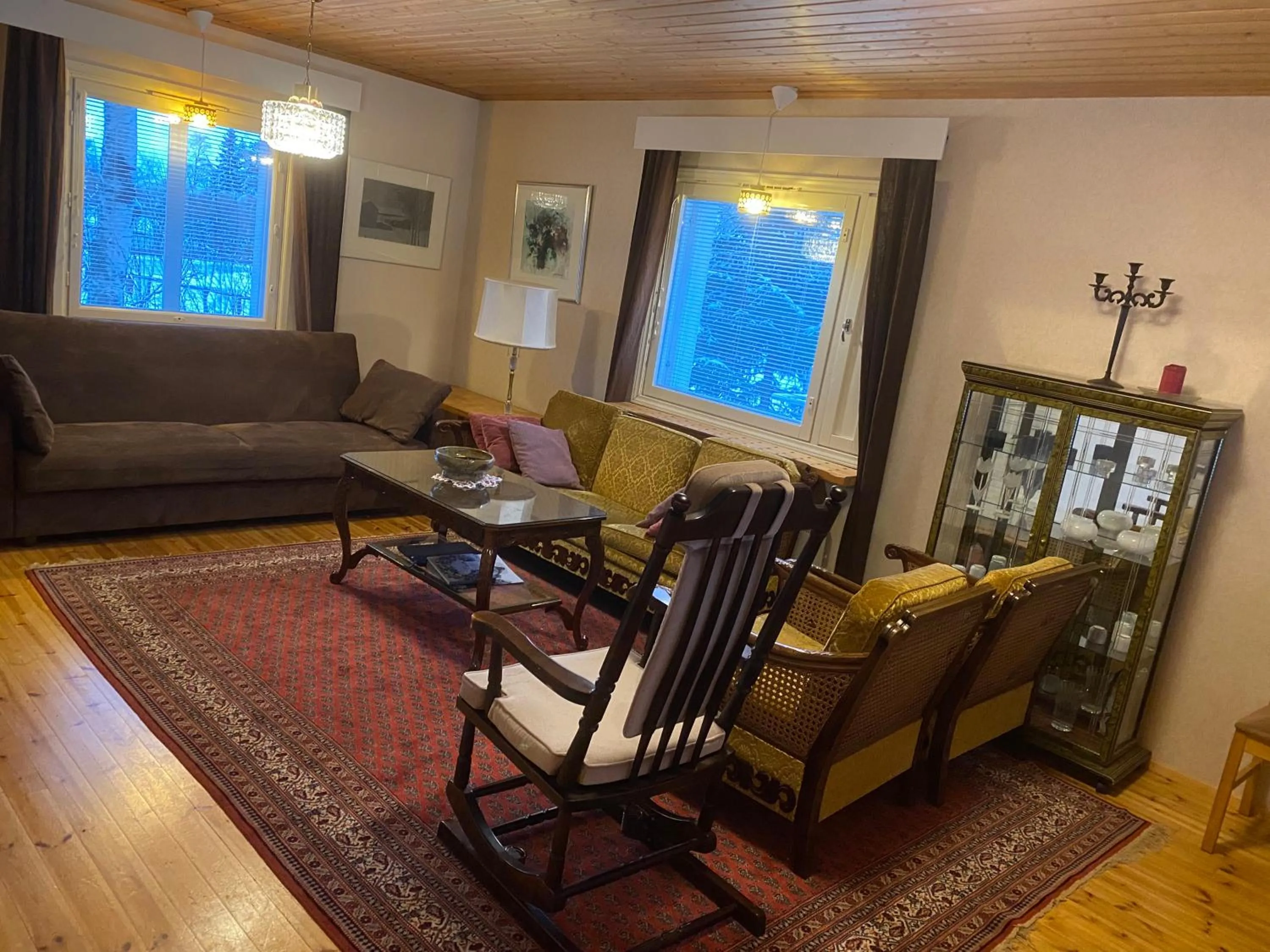 Living room in Villa Toivo