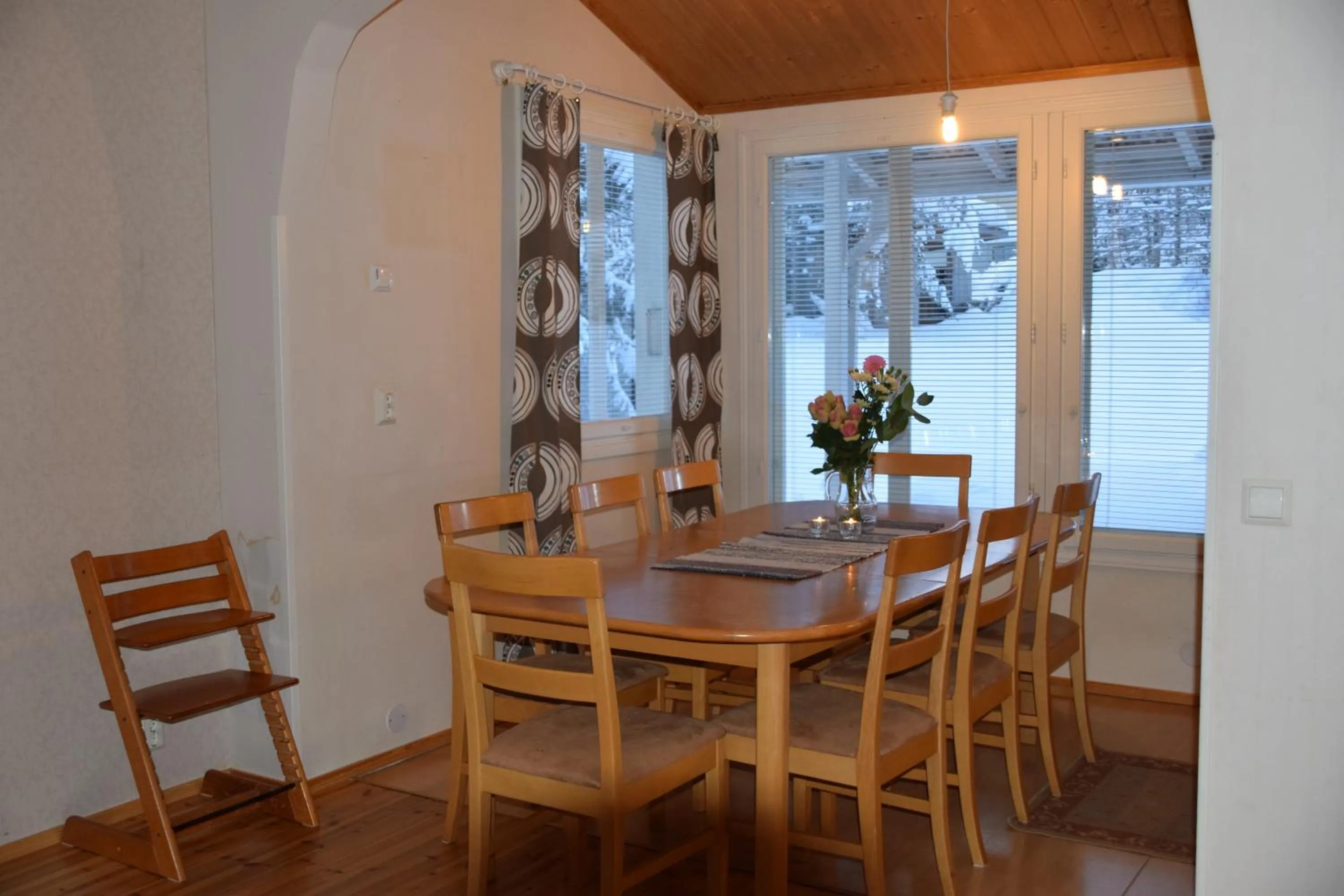 Dining area in Villa Toivo