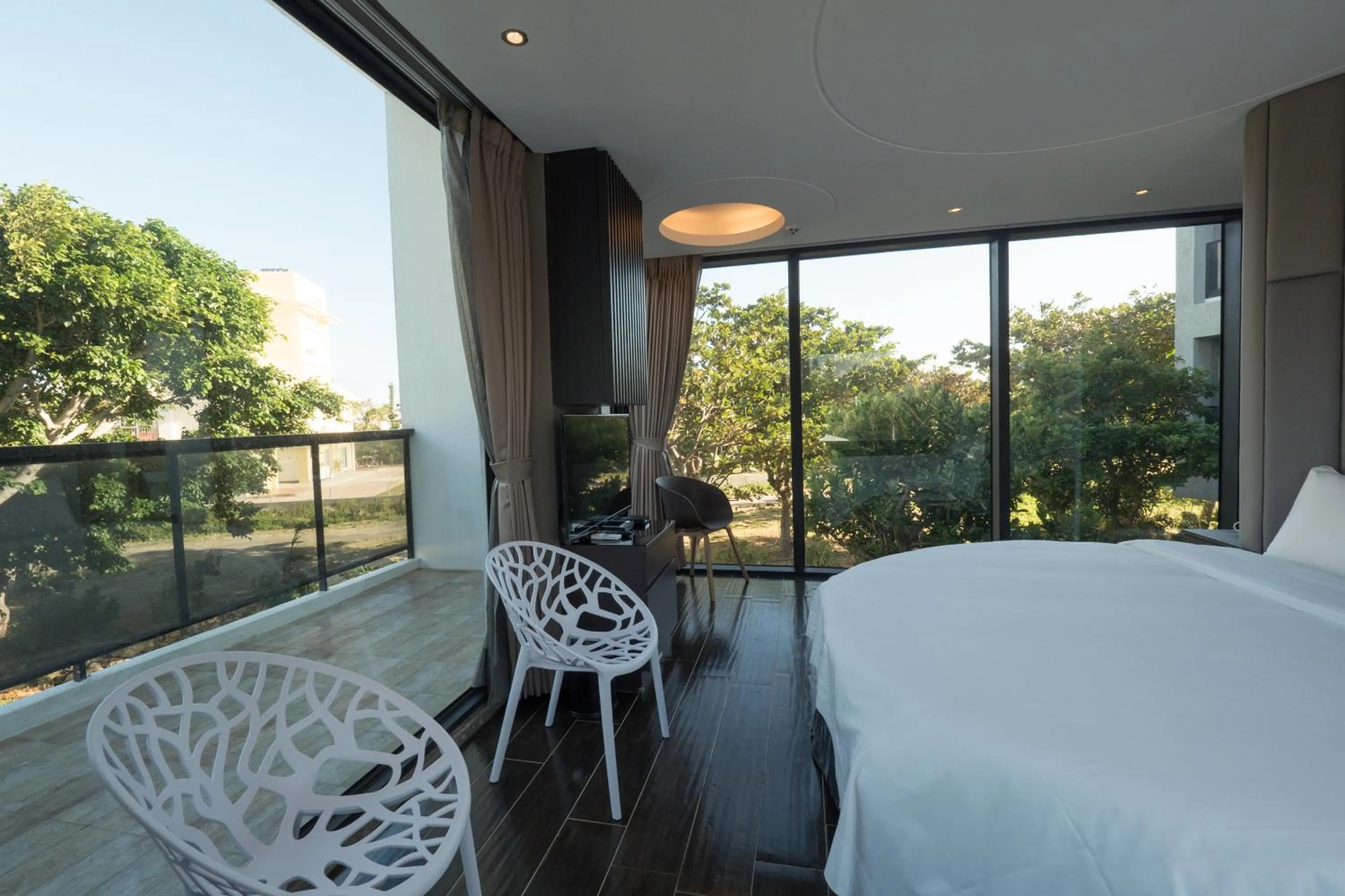 View (from property/room), Bed in Okra Villa