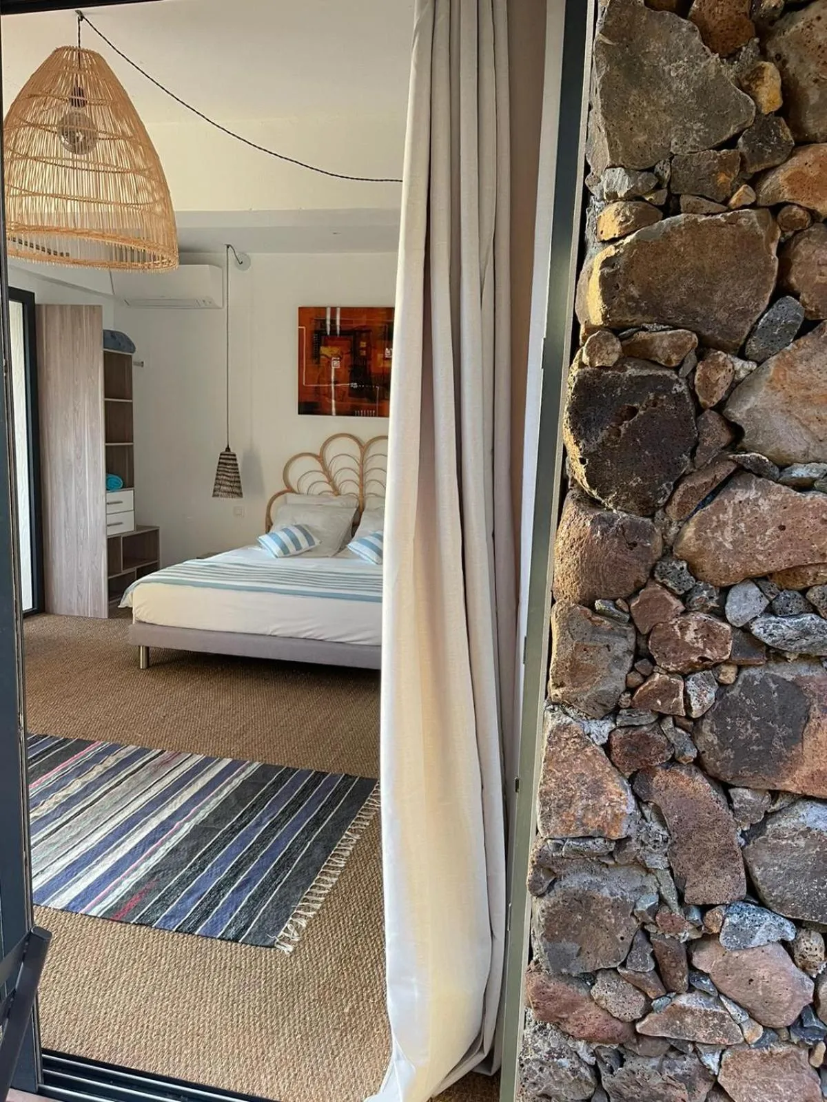 Bedroom, Bed in Villa Prana