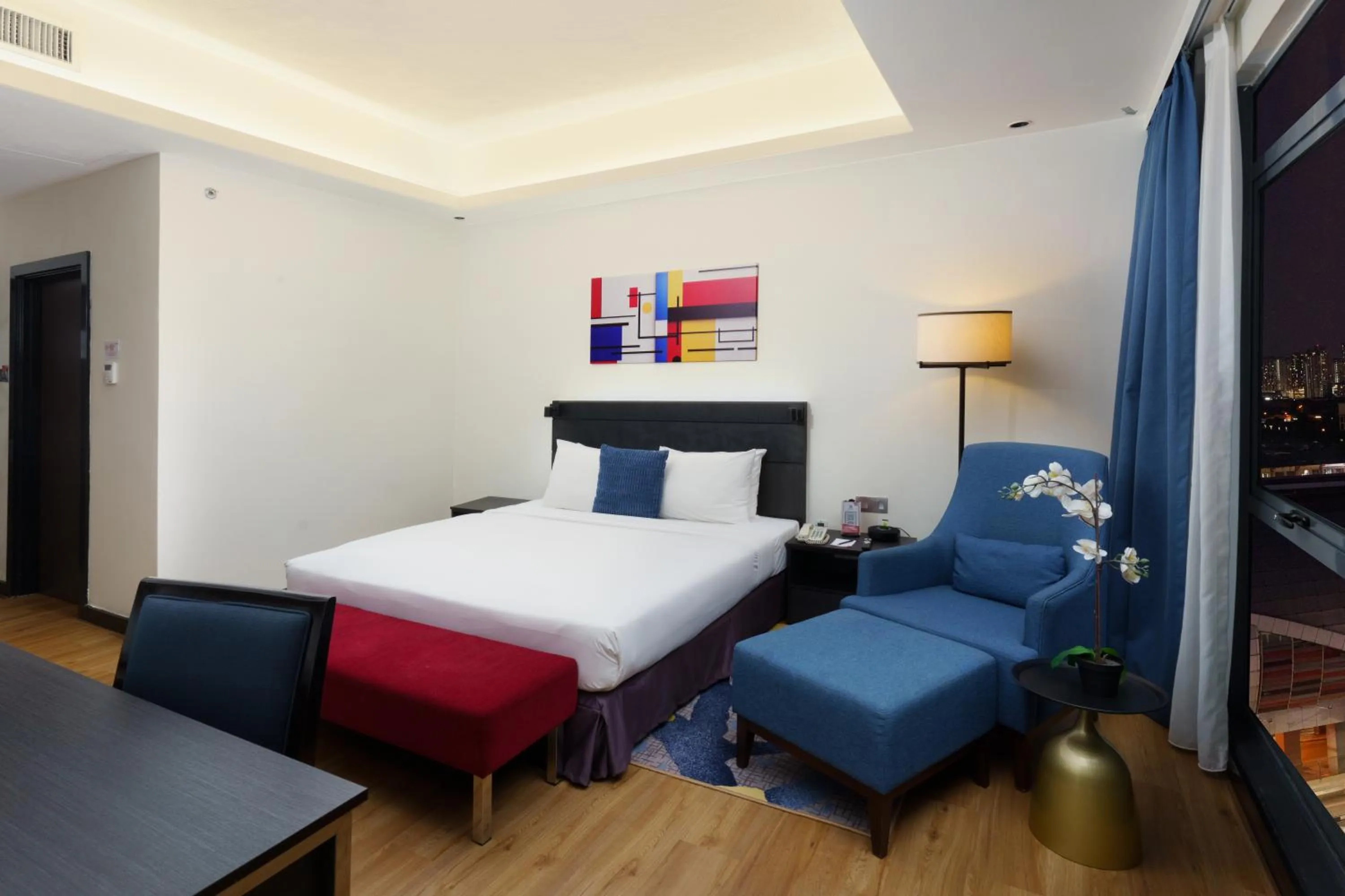 Bedroom, Bed in Bespoke Hotel Puchong