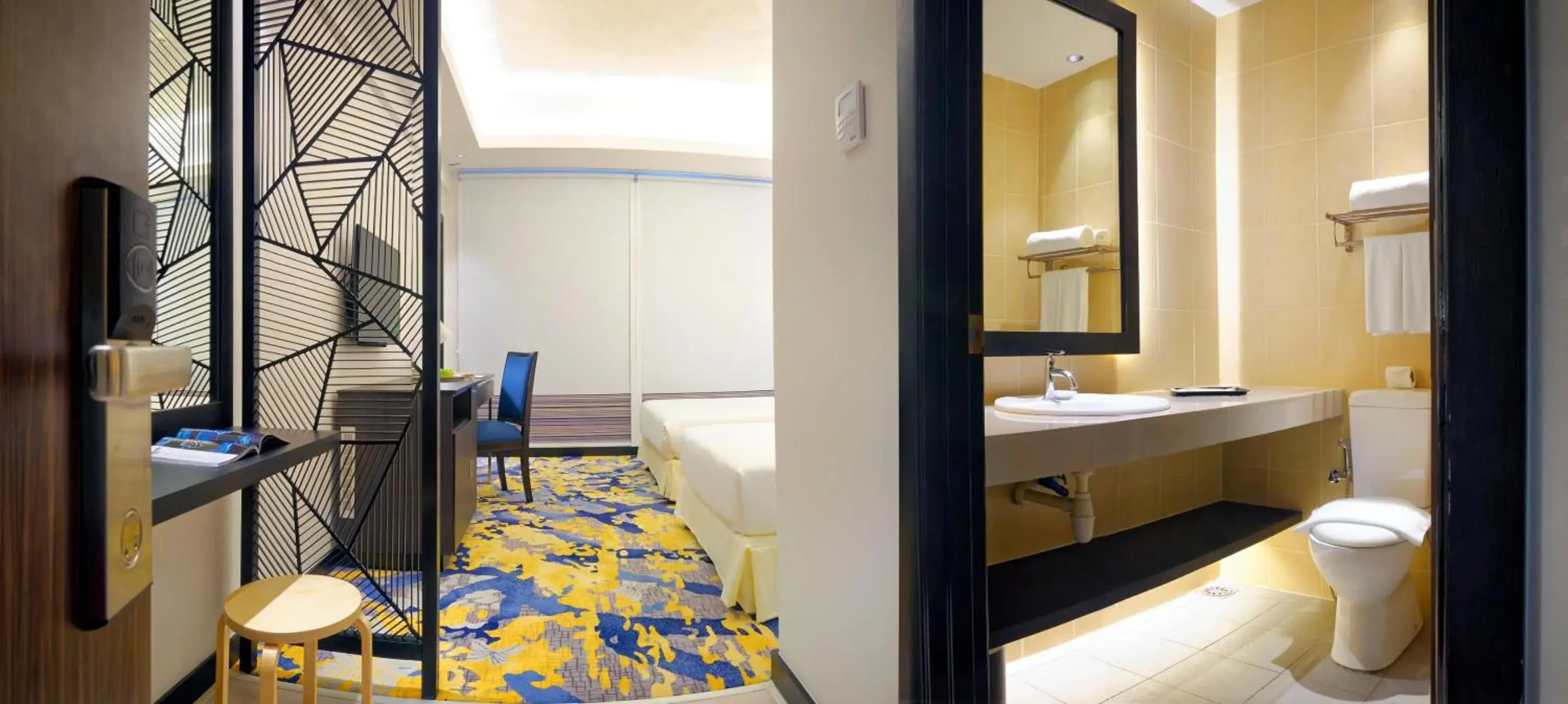 Bedroom, Bathroom in Bespoke Hotel Puchong