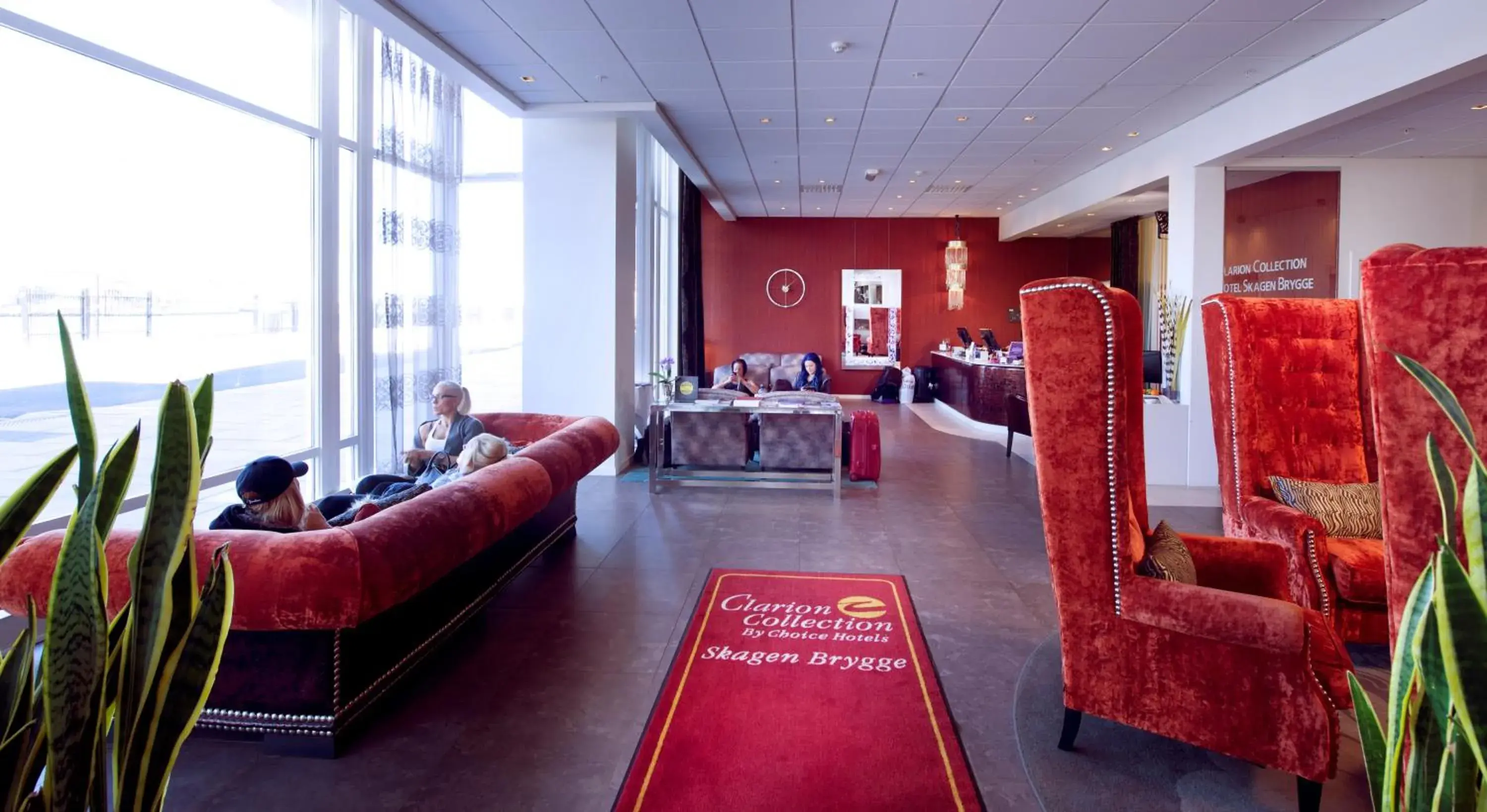 Lobby or reception in Clarion Collection Hotel Skagen Brygge Lobby or reception in Clarion Collection Hotel Skagen Brygge