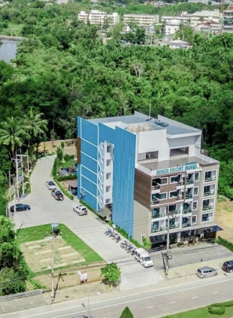 Bird's eye view in River Front Krabi Hotel