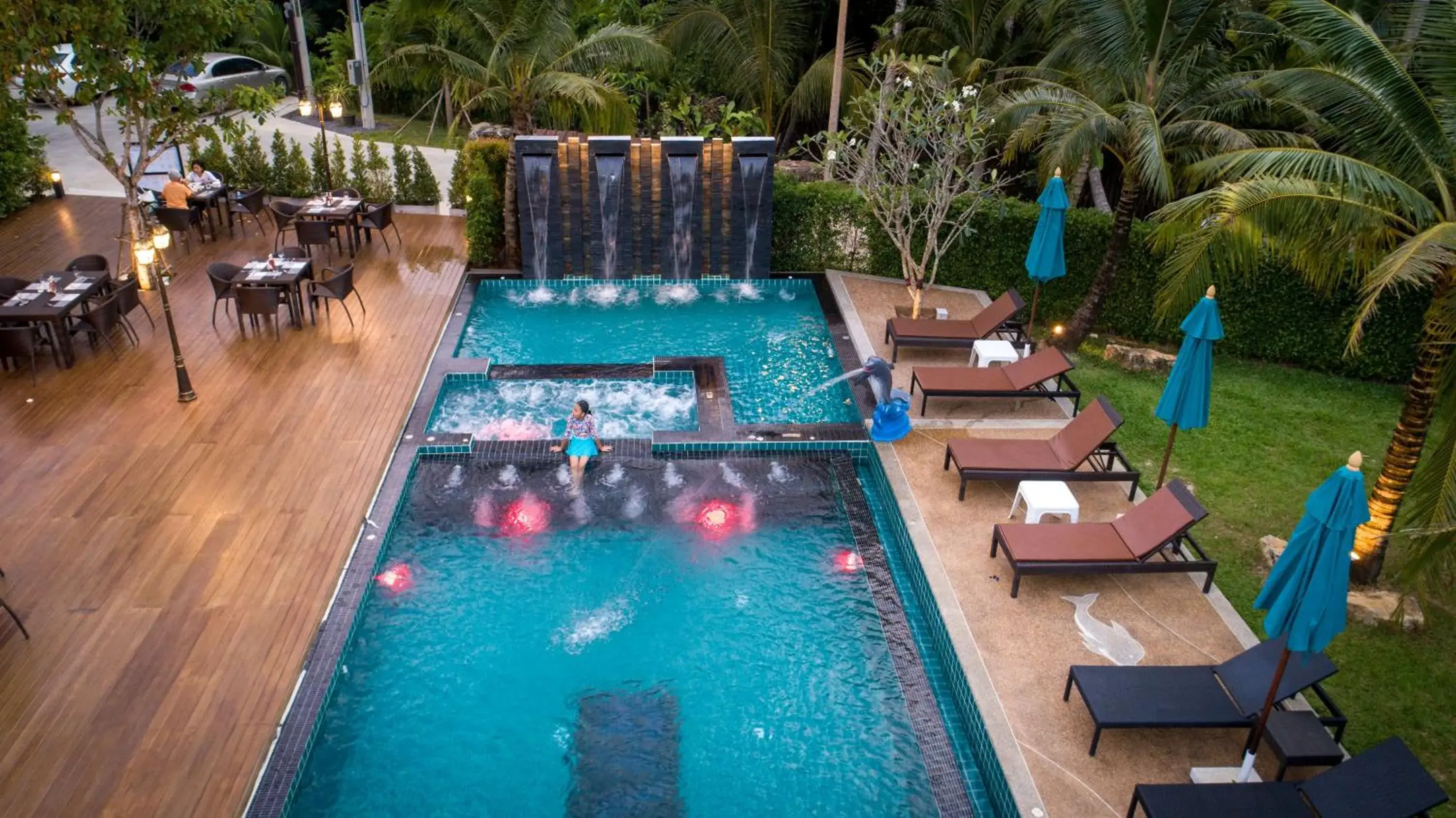 Swimming pool in River Front Krabi Hotel Swimming pool in River Front Krabi Hotel