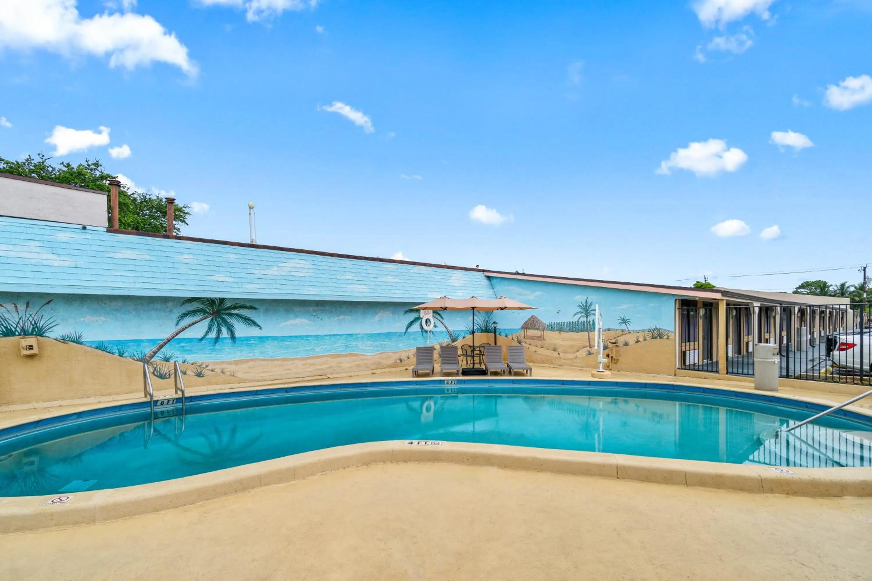Swimming pool in Super 8 by Wyndham Lantana West Palm Beach