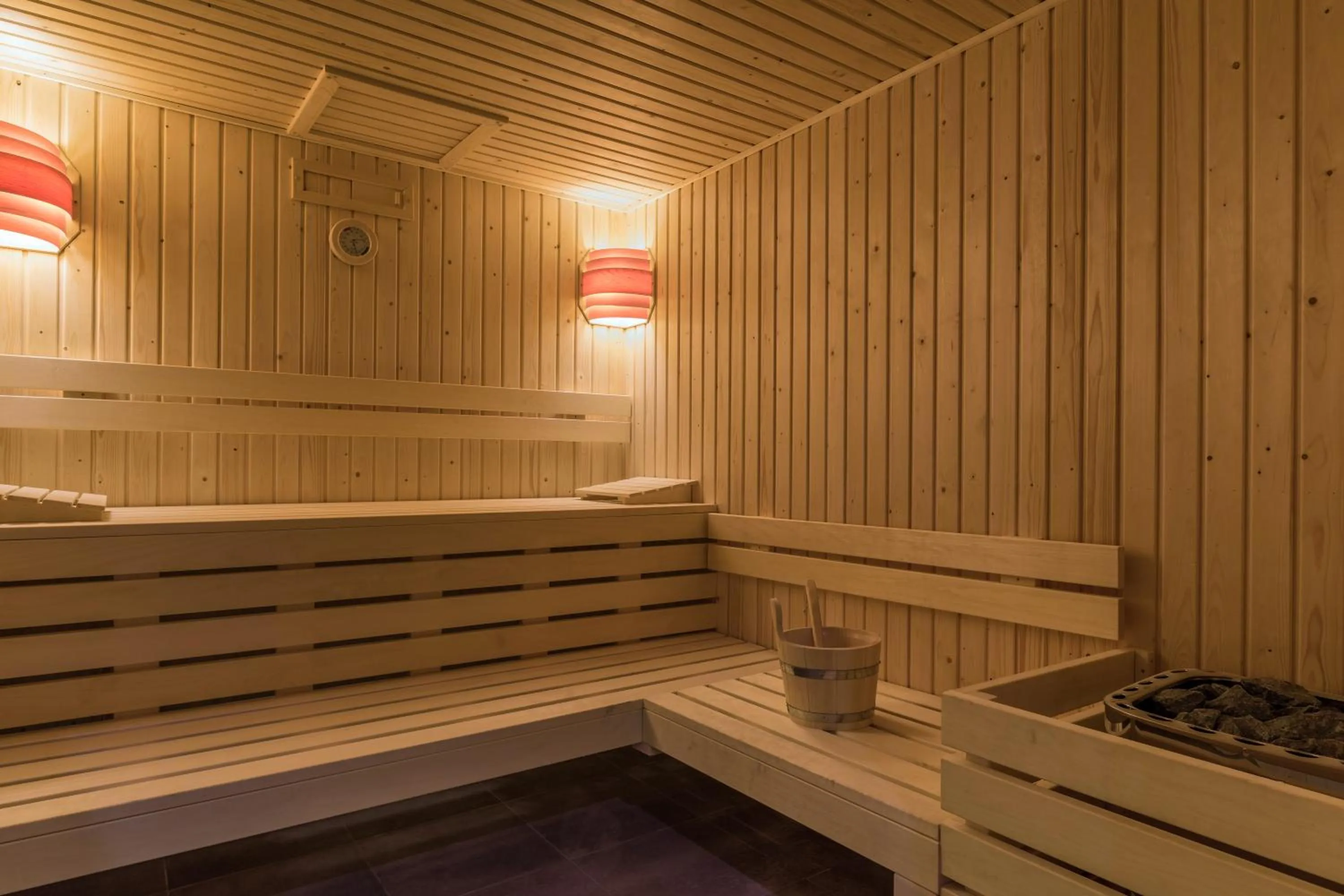 Sauna in SOWELL HOTELS Les Chevaliers