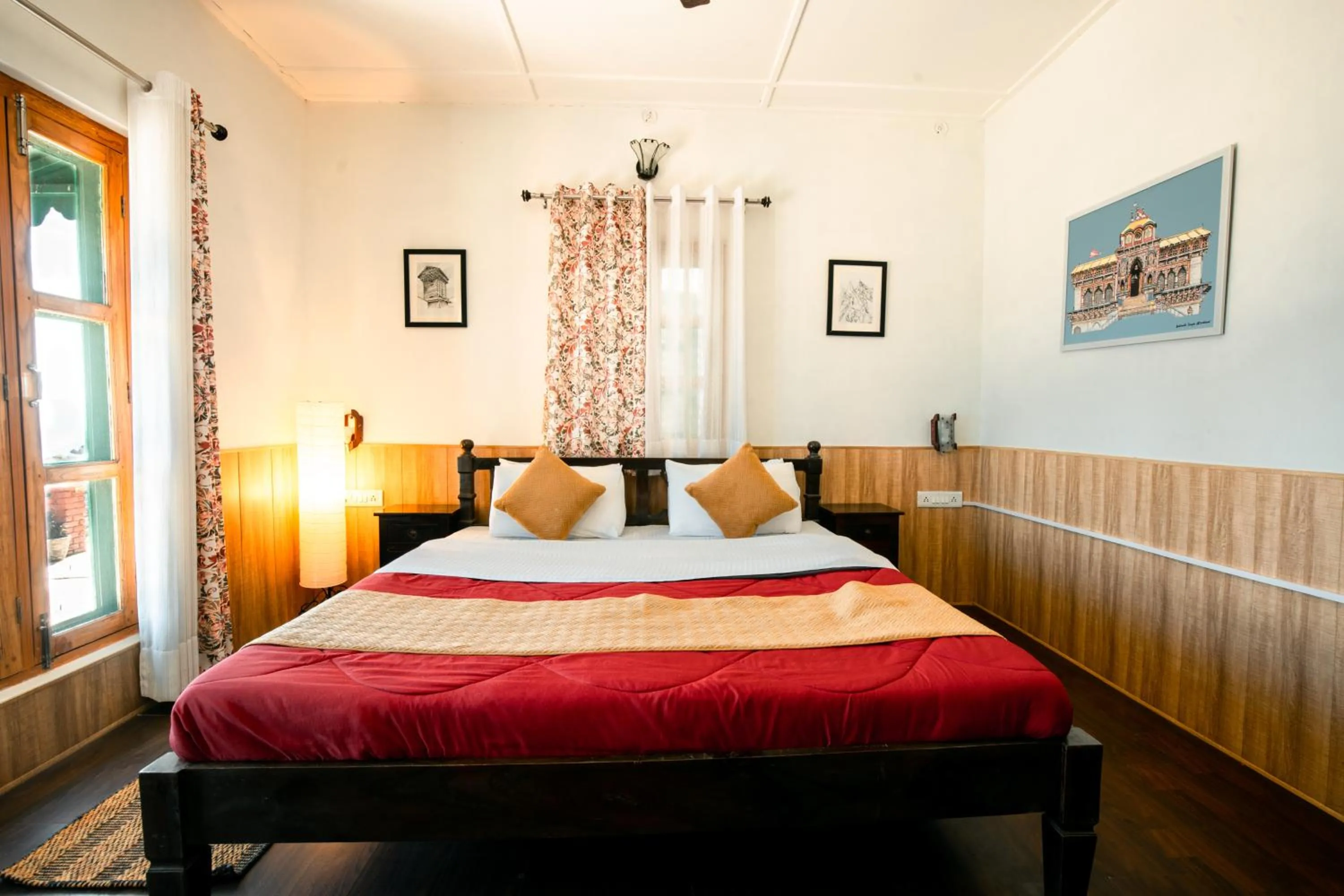 Double Room in Tehri Retreat Sursingdhar, Near New Tehri & Kanatal, By Himalayan Eco Lodges