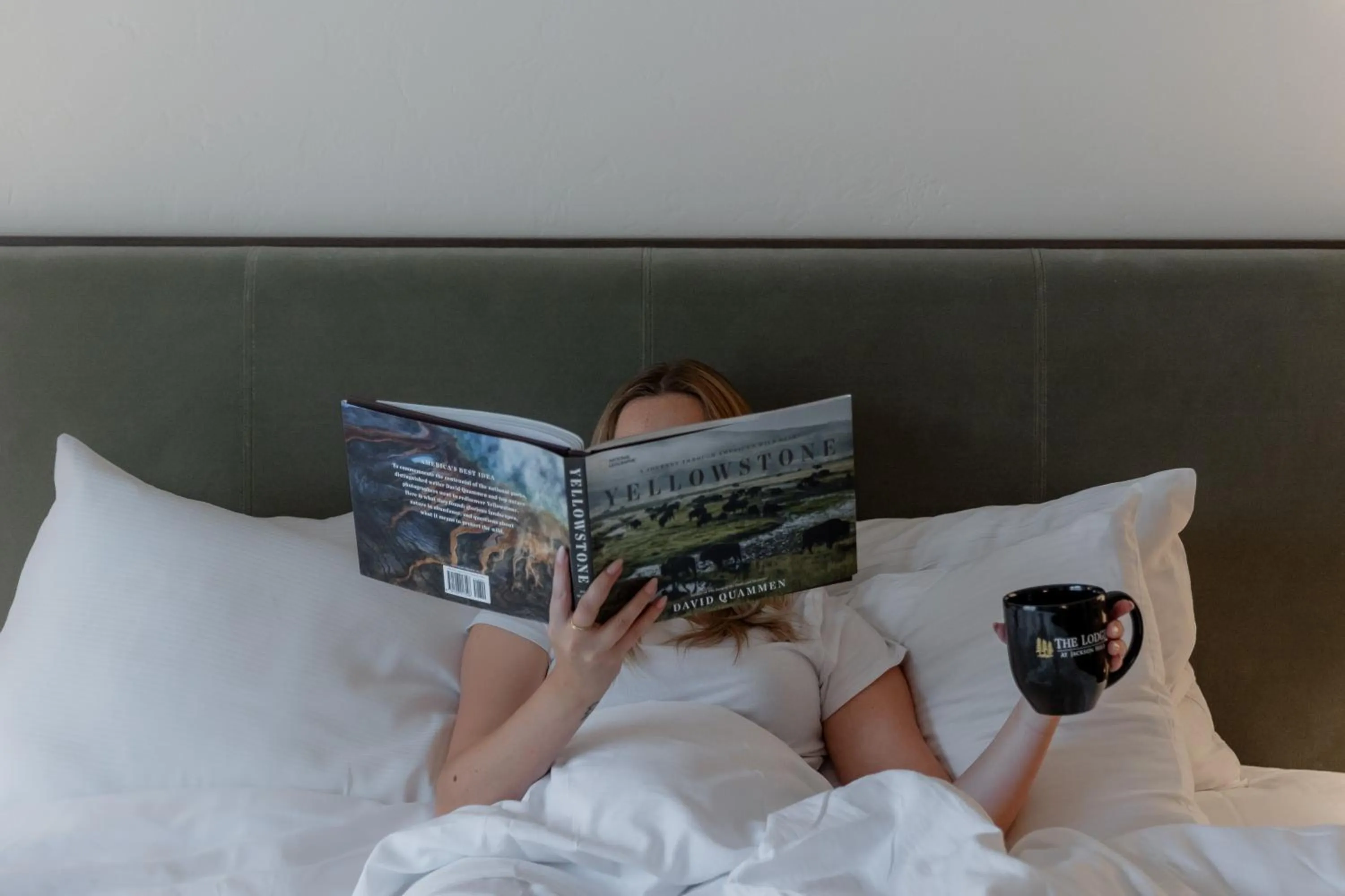 Bed in The Lodge at Jackson Hole