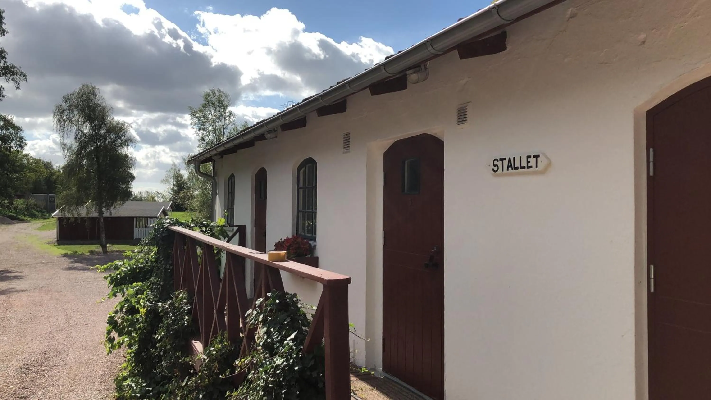 Facade/entrance in Husargårdens Bed & Breakfast