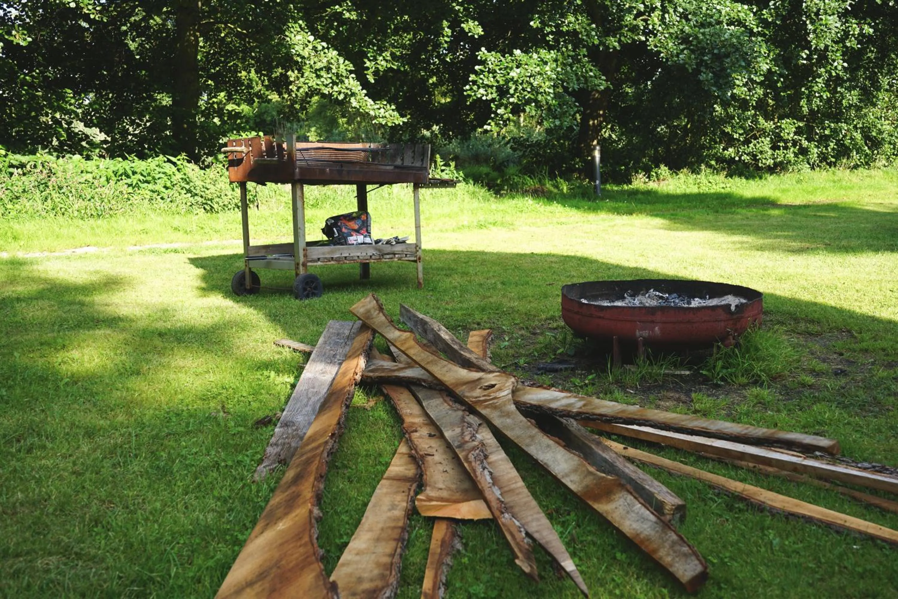 BBQ facilities in slube an den Teichen Hoher Fläming