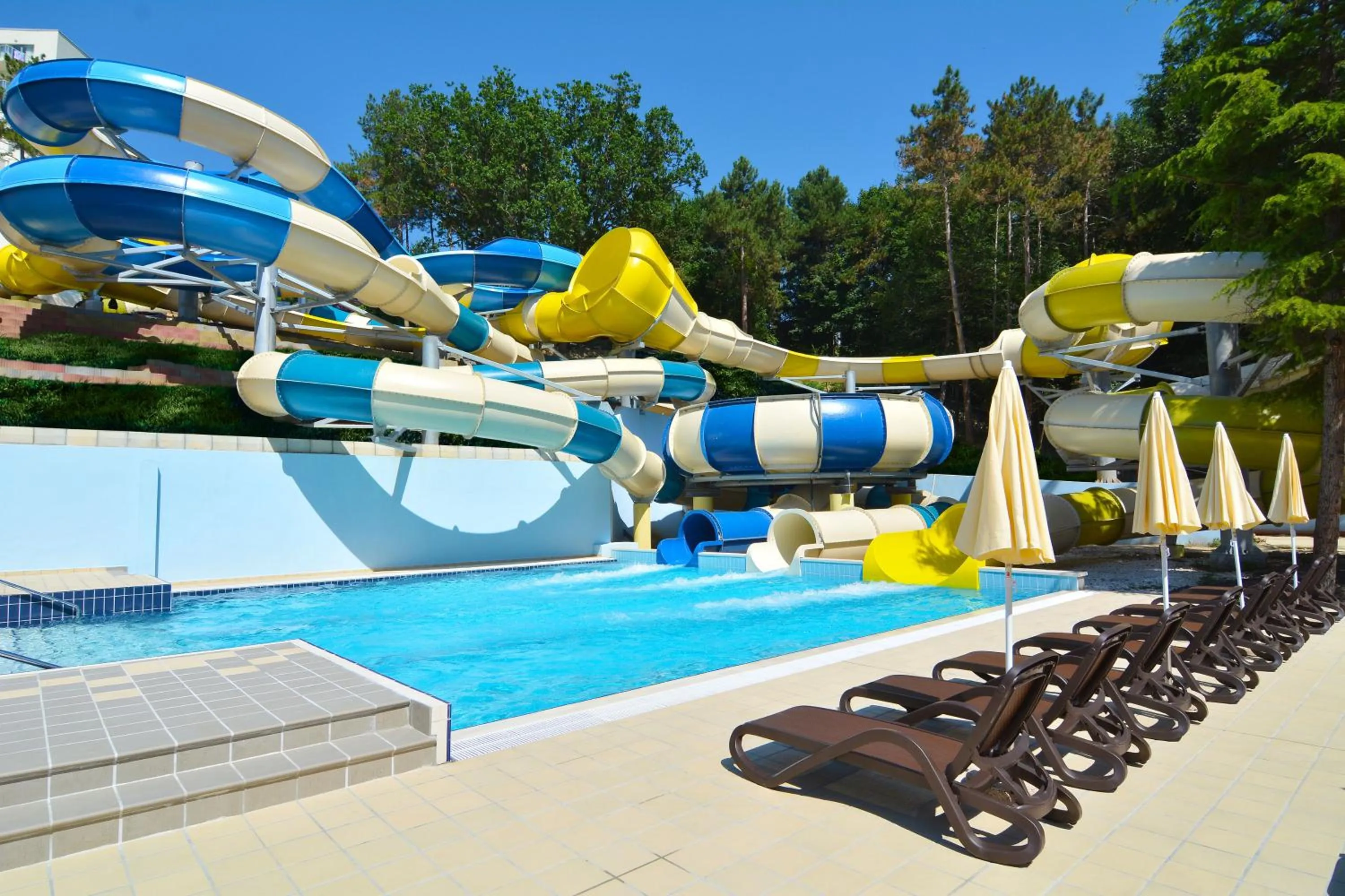 Aqua park in AquaClub GRIFID Hotel Bolero - Ultra All Inclusive & Private Beach