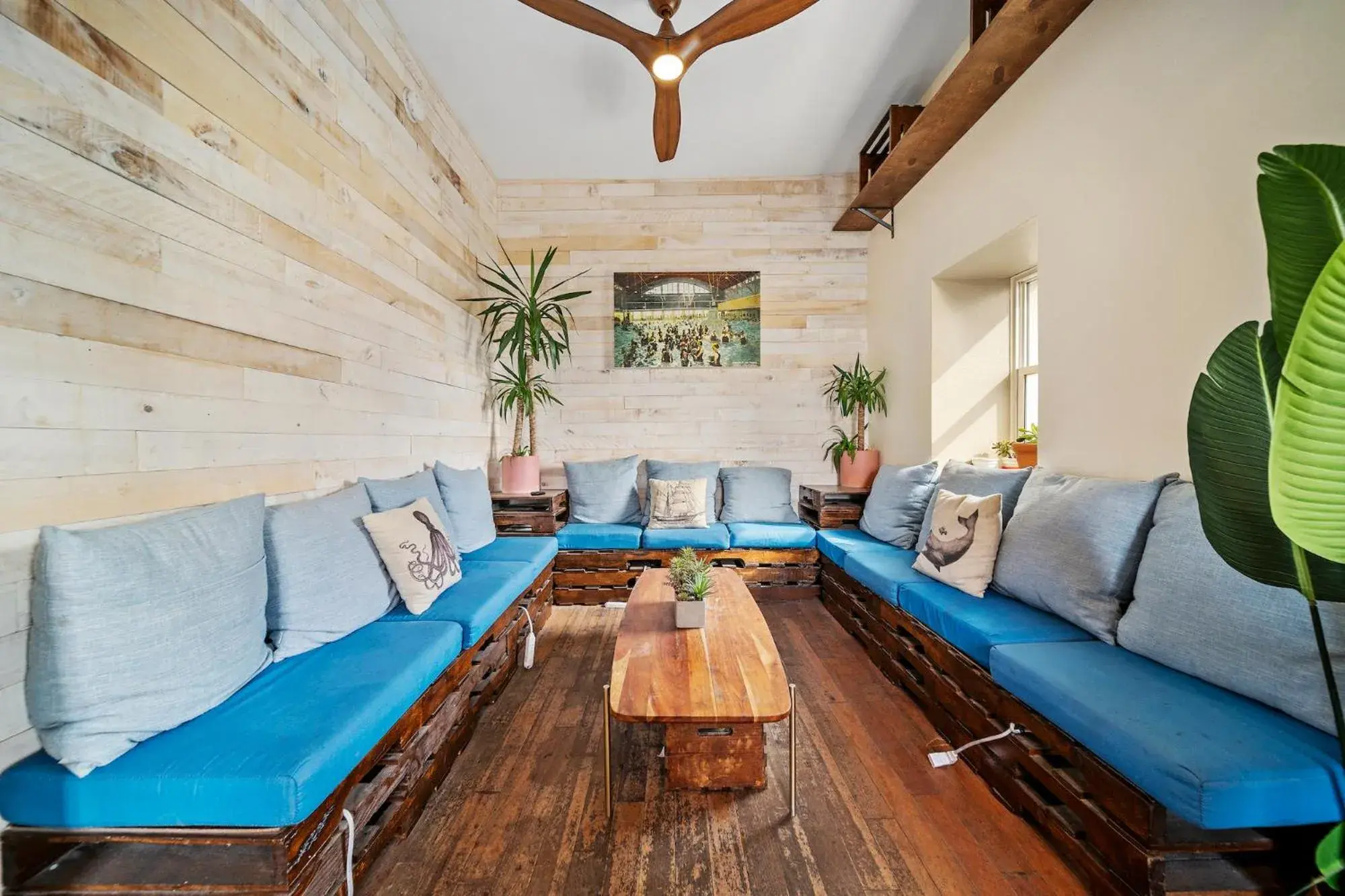 Communal lounge/ TV room in Samesun Venice Beach Hotel & Hostel Communal lounge/ TV room in Samesun Venice Beach Hotel & Hostel