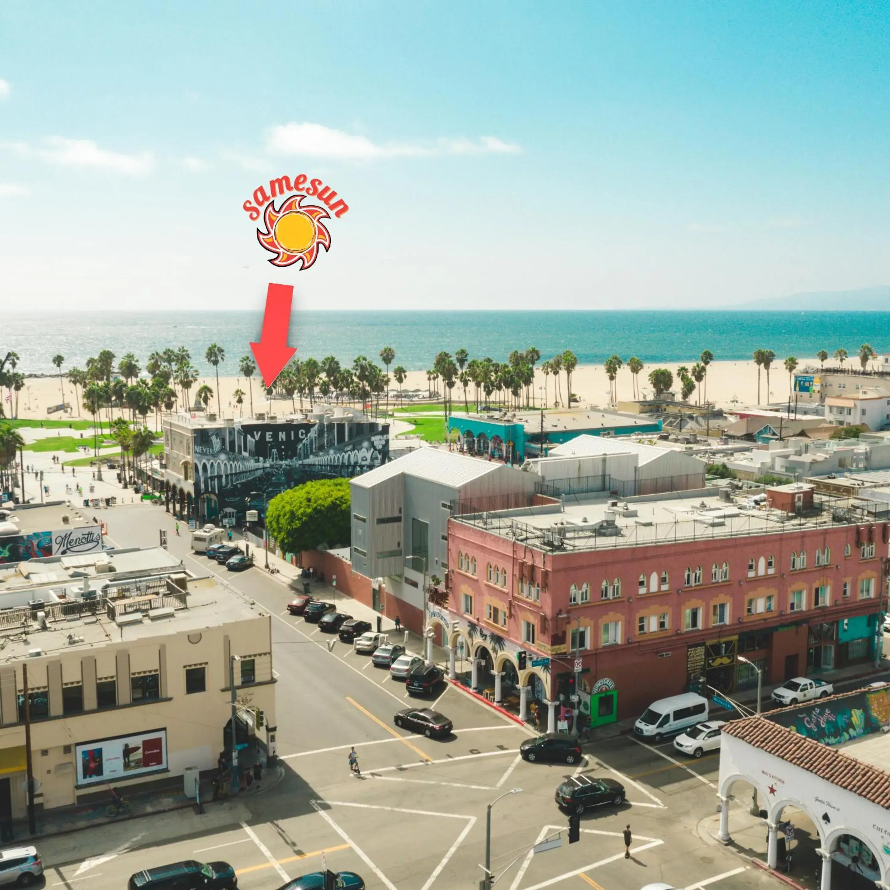 Property building in Samesun Venice Beach Hotel & Hostel Property building in Samesun Venice Beach Hotel & Hostel