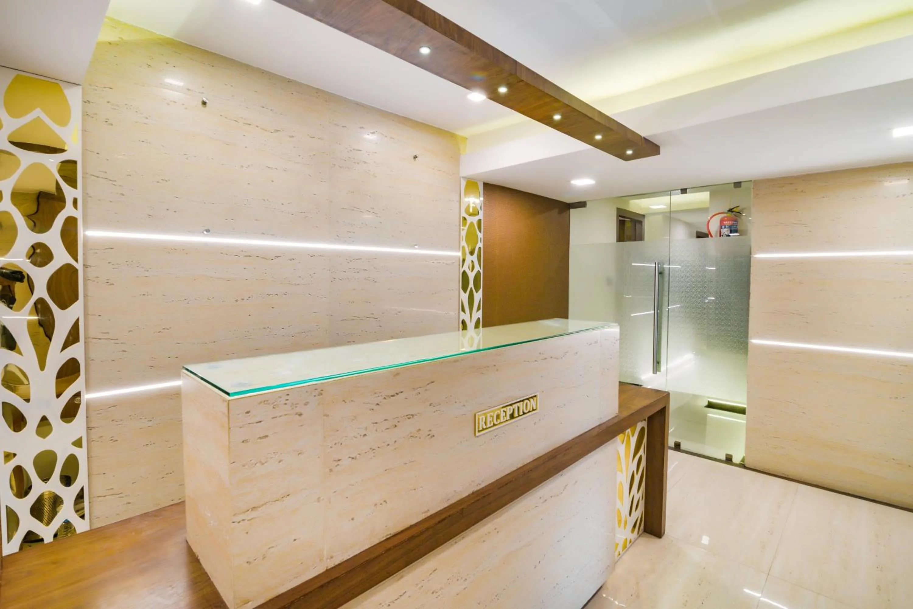 Lobby or reception in Oxford Hotel Powai