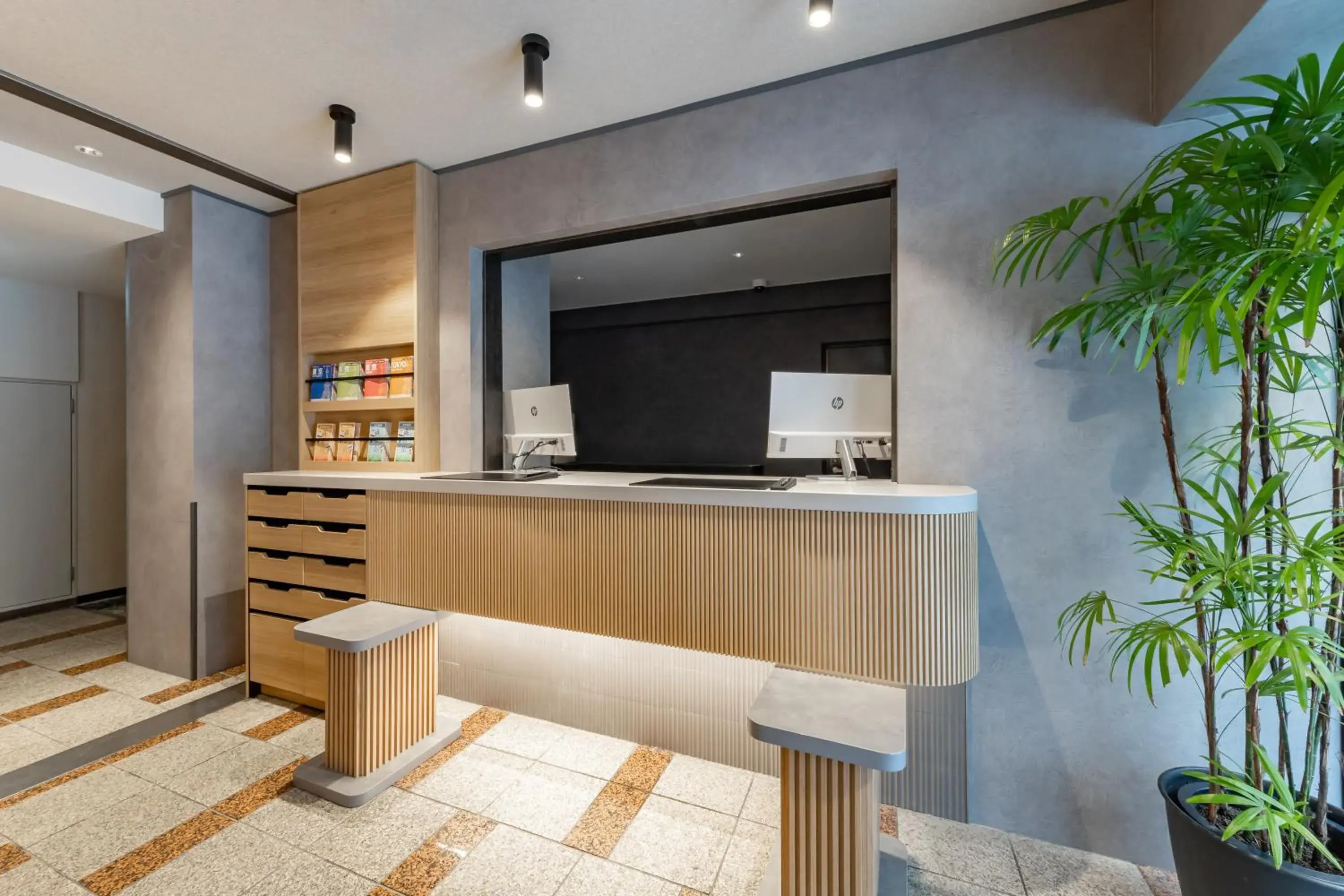 Lobby or reception in HOTEL MYSTAYS Nippori Lobby or reception in HOTEL MYSTAYS Nippori