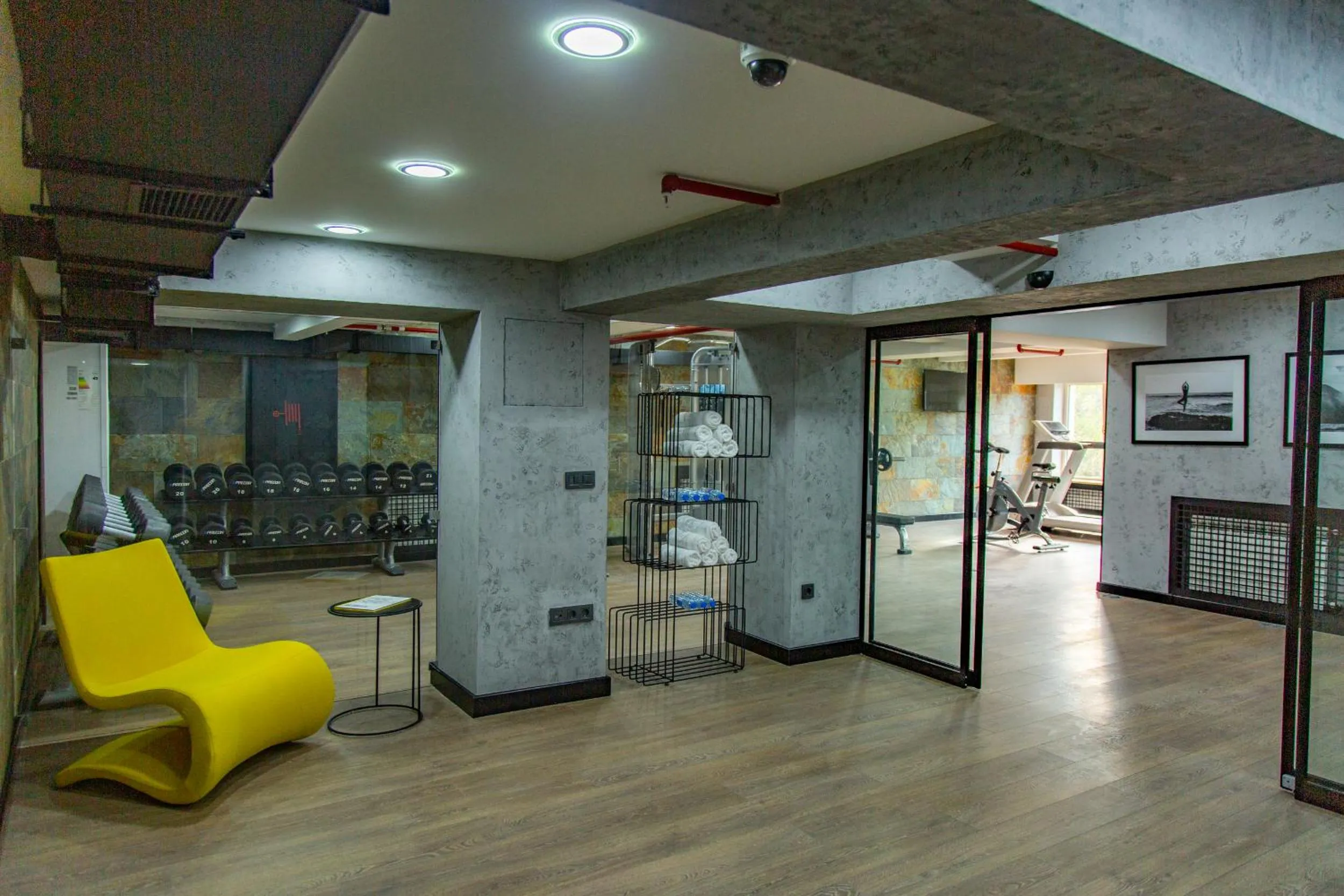 Fitness centre/facilities in Boutique 19 Hotel