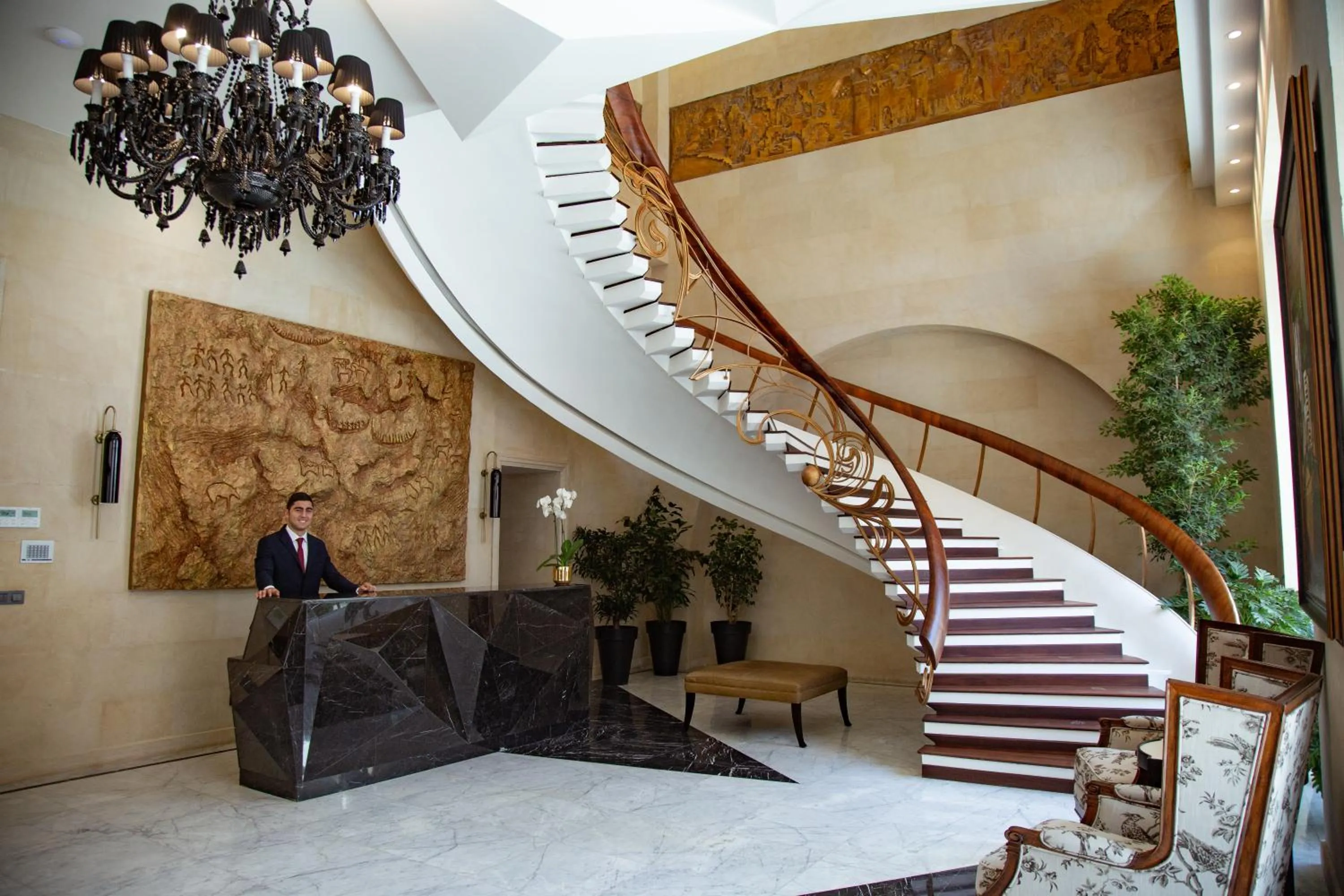 Lobby or reception in Boutique 19 Hotel