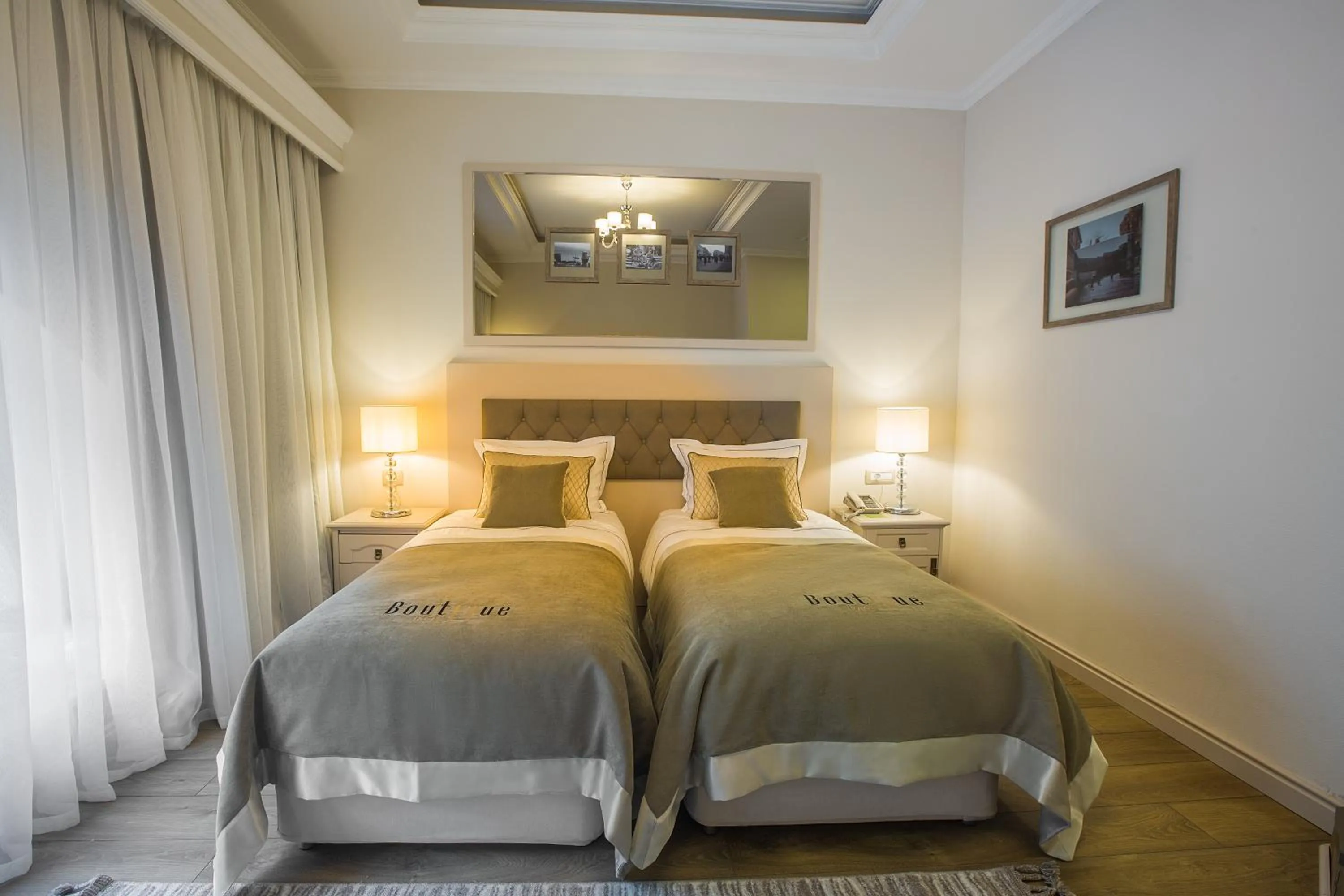 Bed in Boutique 19 Hotel