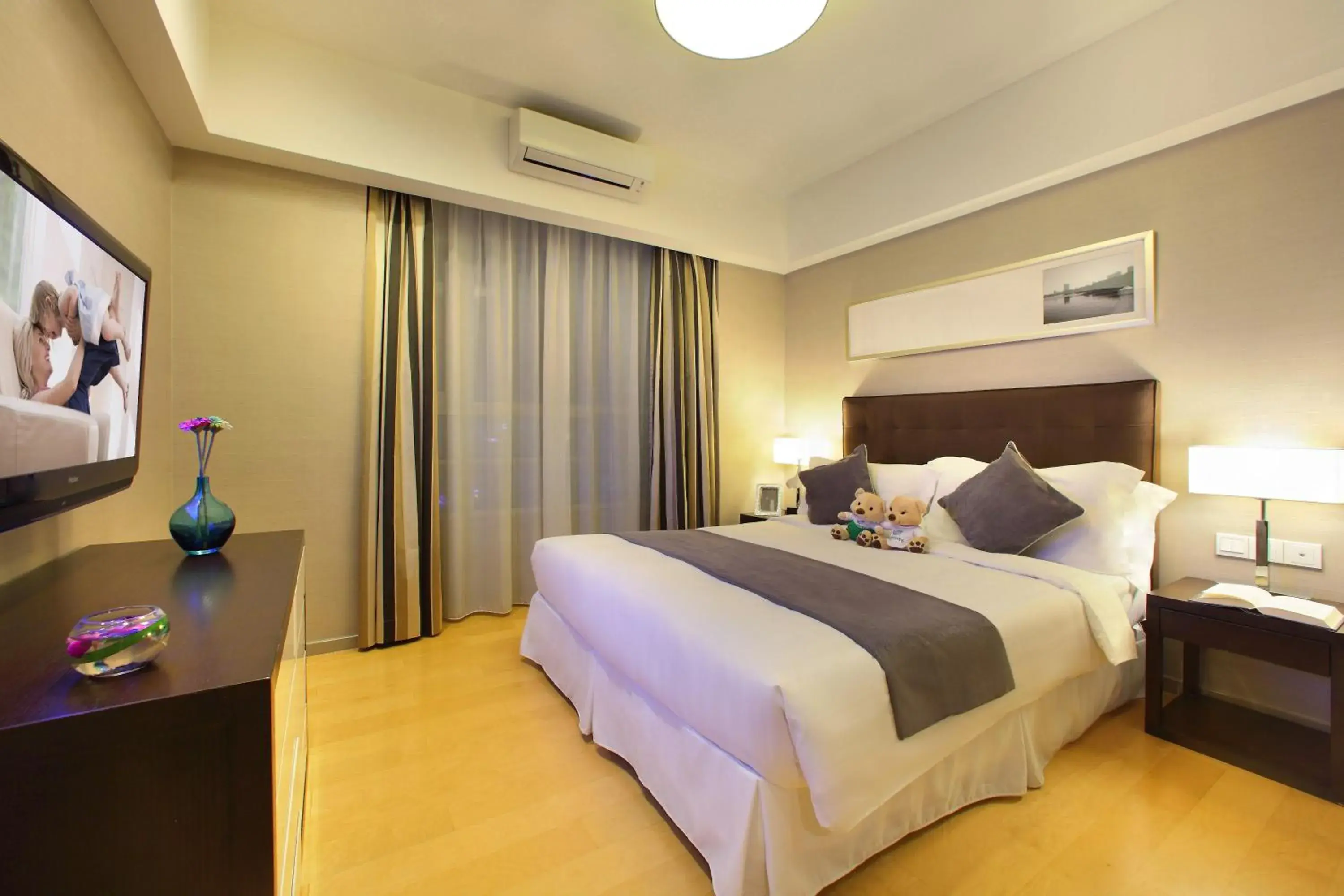 Bedroom, Bed in Somerset Heping Shenyang Bedroom, Bed in Somerset Heping Shenyang