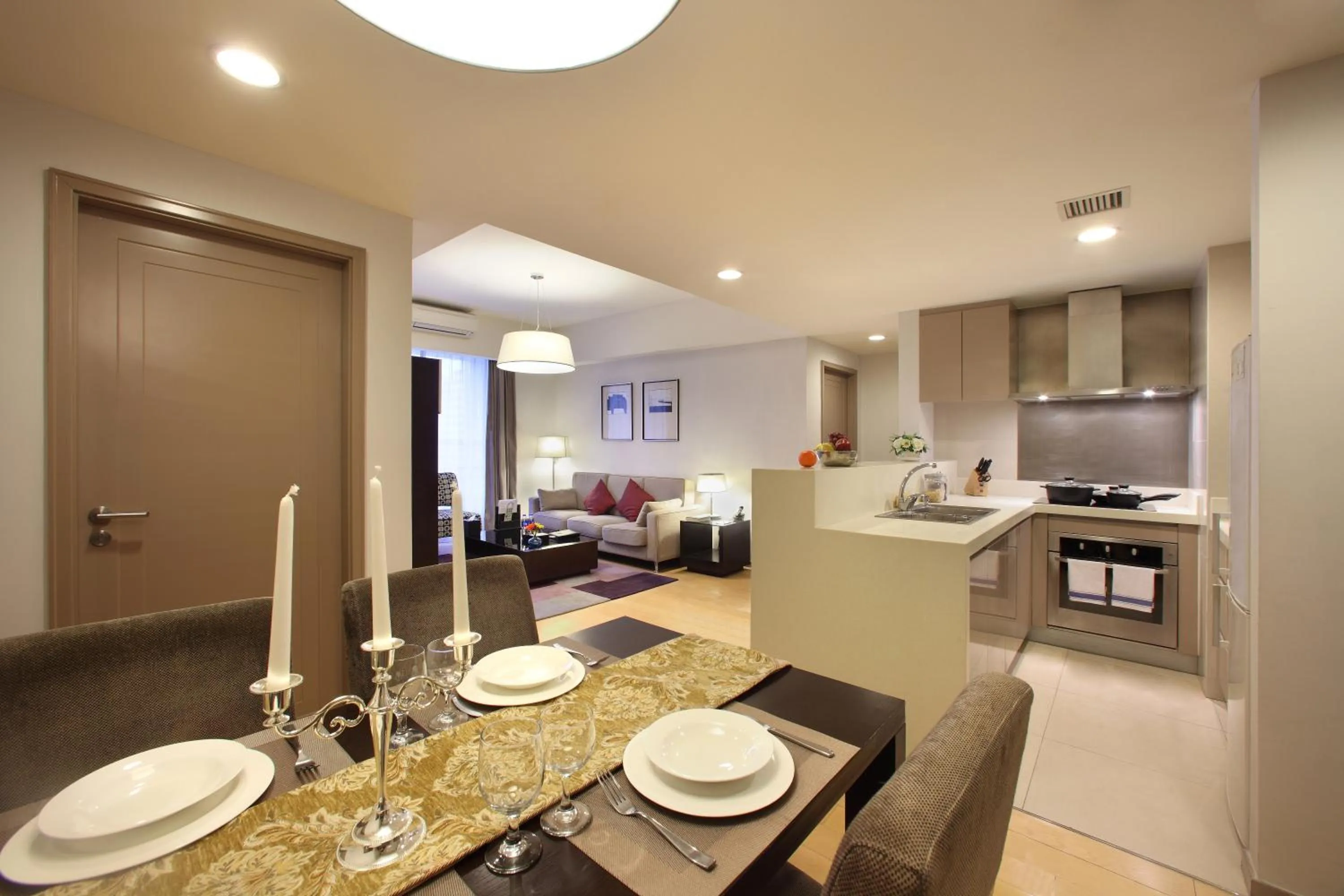 Kitchen or kitchenette in Somerset Heping Shenyang