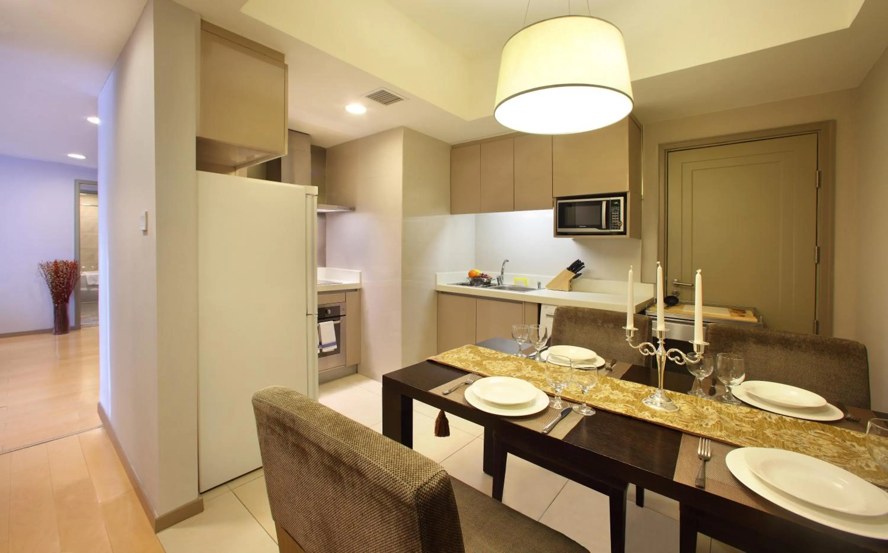 Kitchen or kitchenette in Somerset Heping Shenyang
