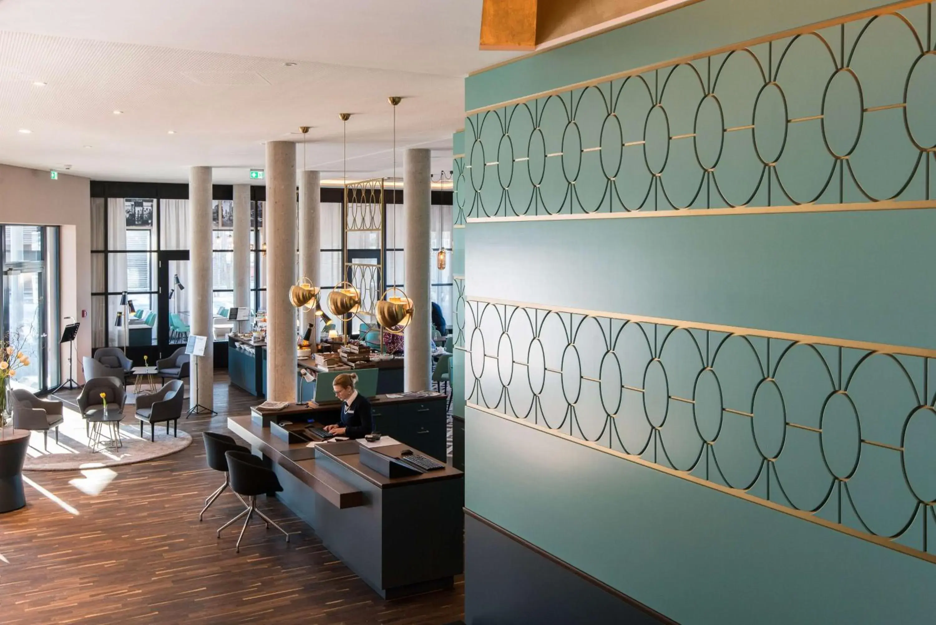 Lobby or reception in THE LIBERTY Hotel Bremerhaven BW Signature Collection Lobby or reception in THE LIBERTY Hotel Bremerhaven BW Signature Collection