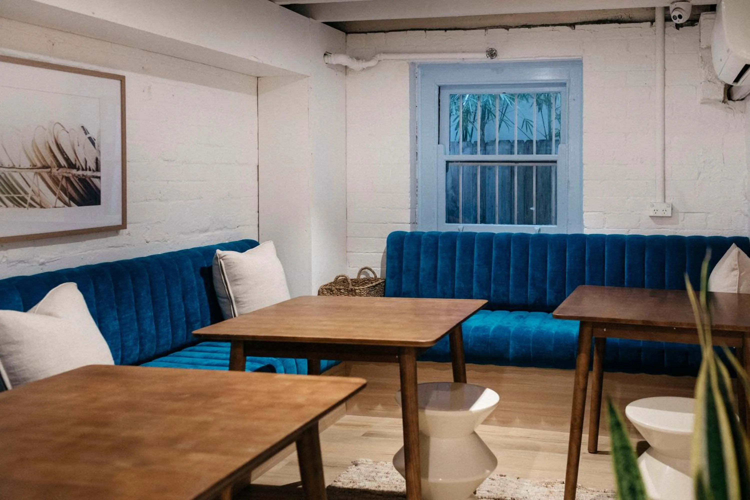 Seating area in Little Drifter Bondi