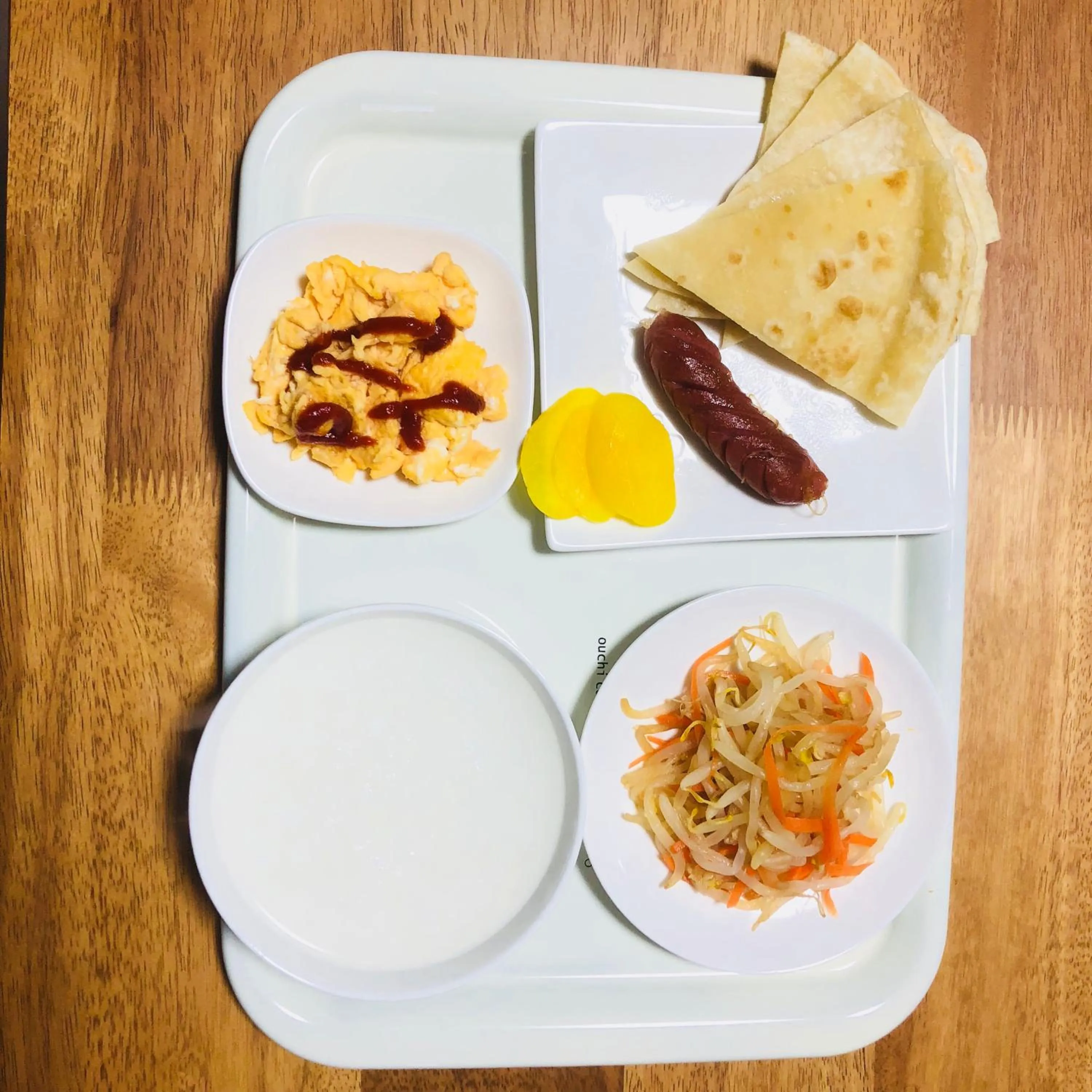 Asian breakfast in GreenHotel