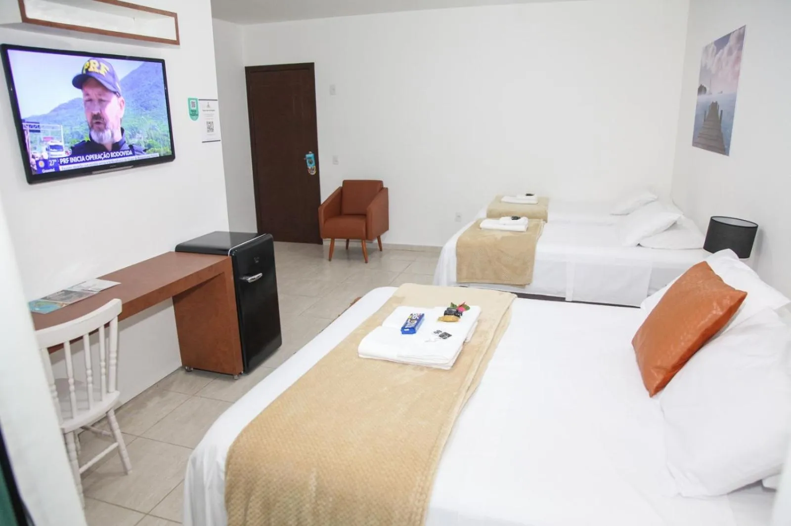 Bed in Pousada Dom Marujo