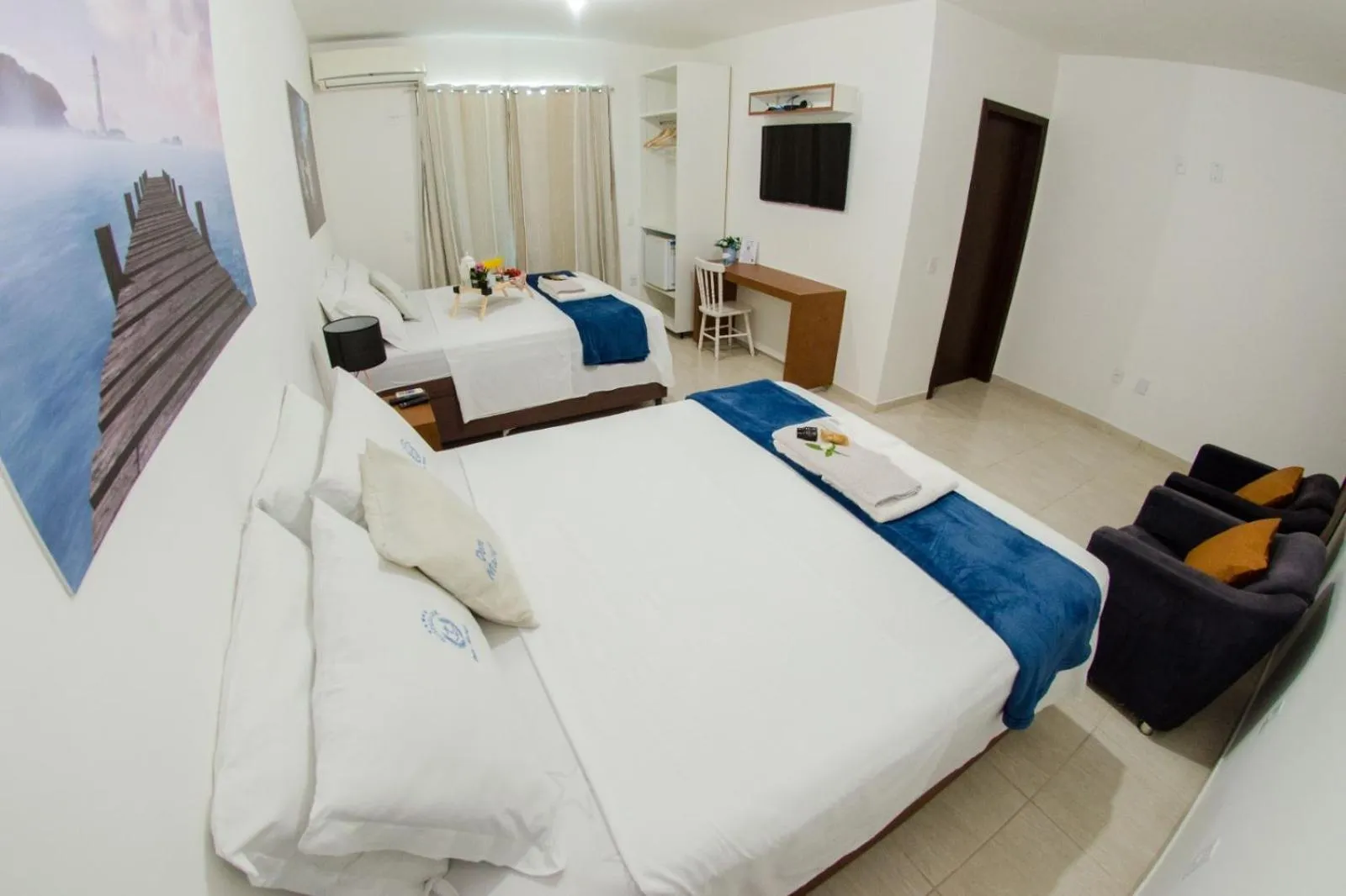 Bed in Pousada Dom Marujo