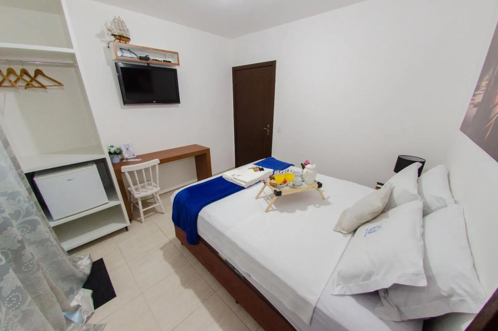 Bed in Pousada Dom Marujo