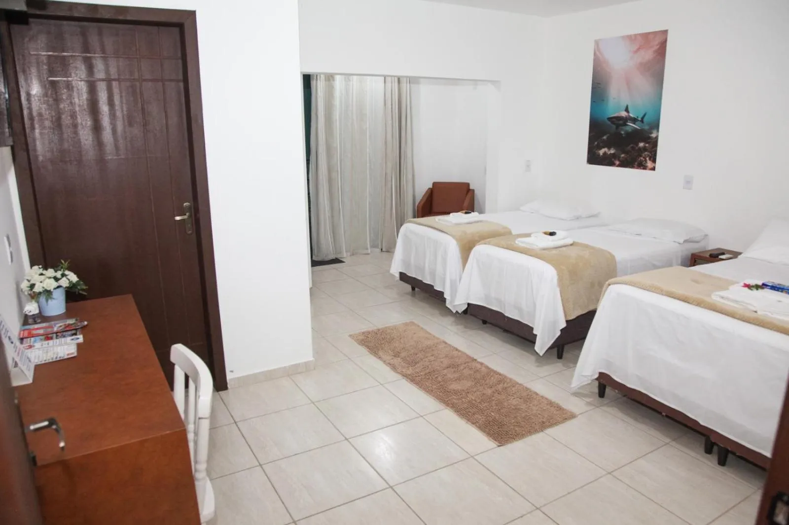 Bed in Pousada Dom Marujo