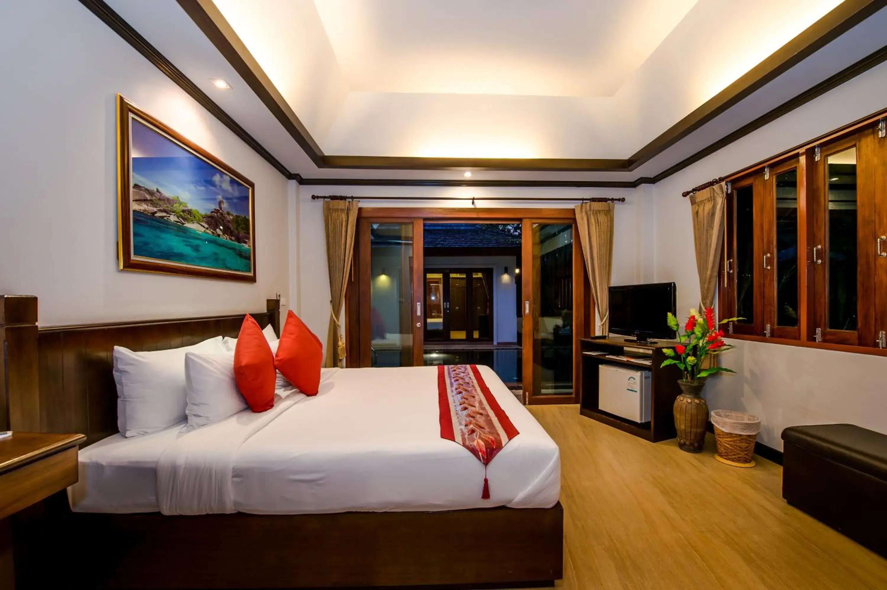 Photo of the whole room, Bed in Pai Tan Villas - SHA Extra Plus Photo of the whole room, Bed in Pai Tan Villas - SHA Extra Plus