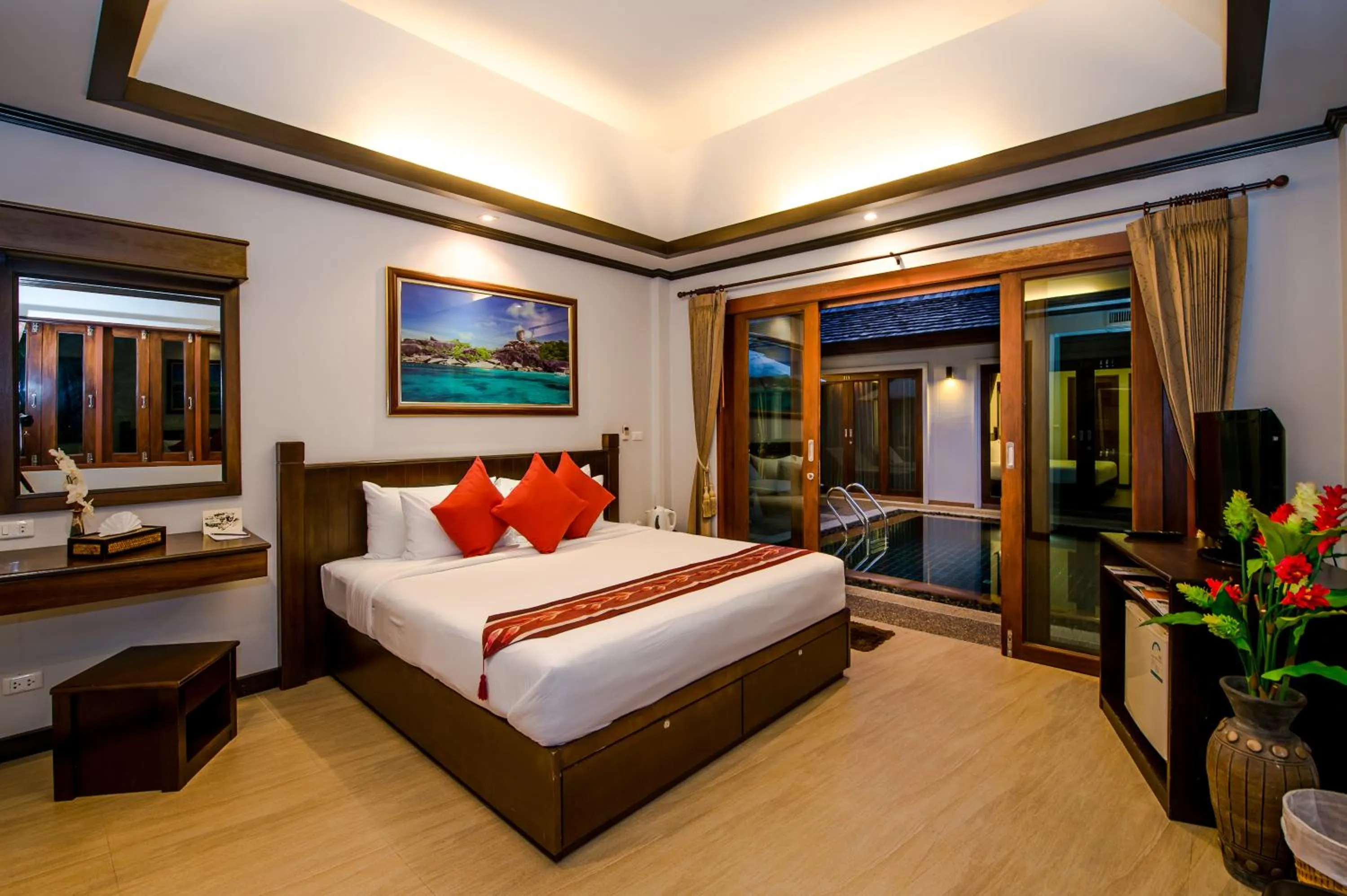 Photo of the whole room, Bed in Pai Tan Villas - SHA Extra Plus