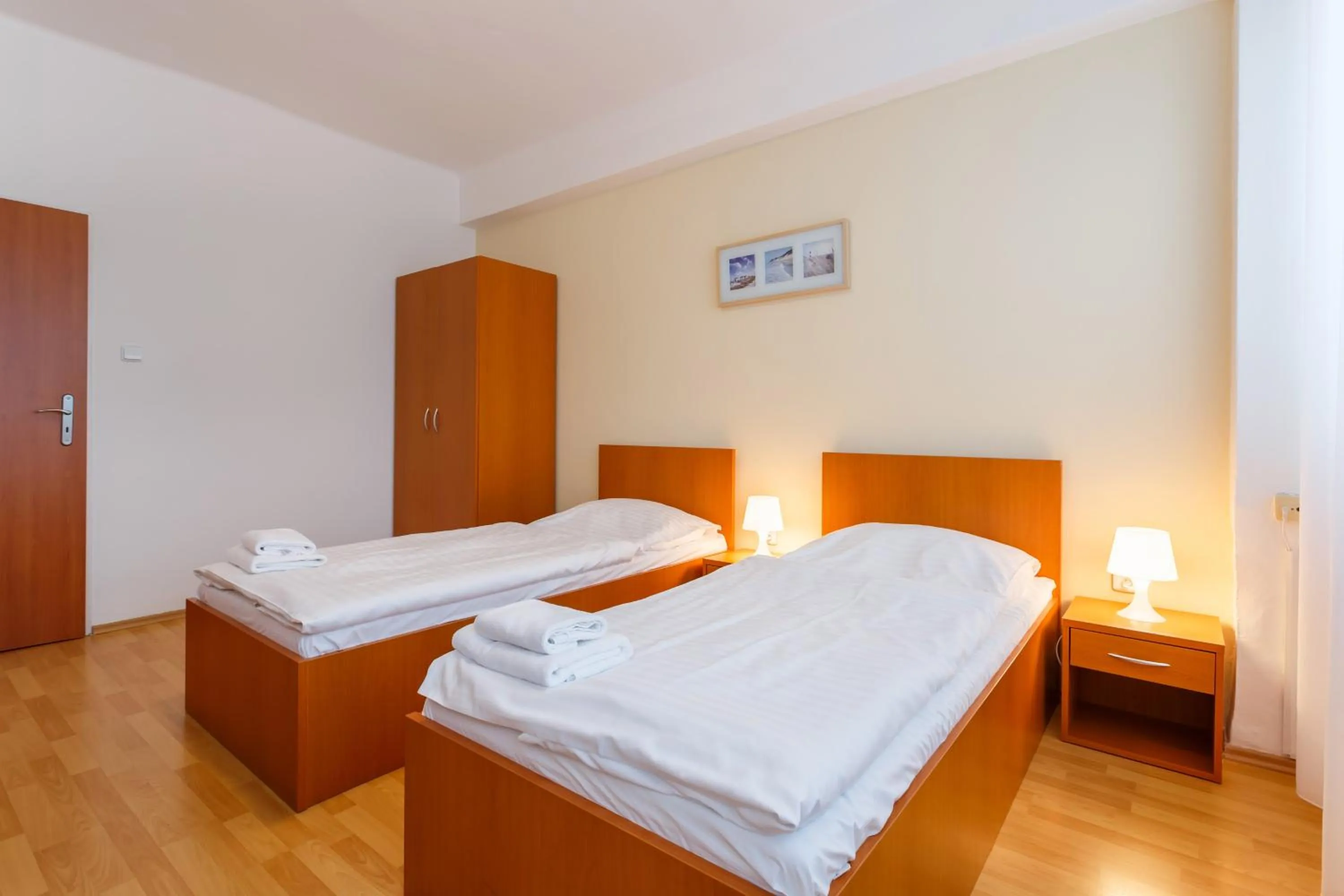 Bed in Hotel Veronika