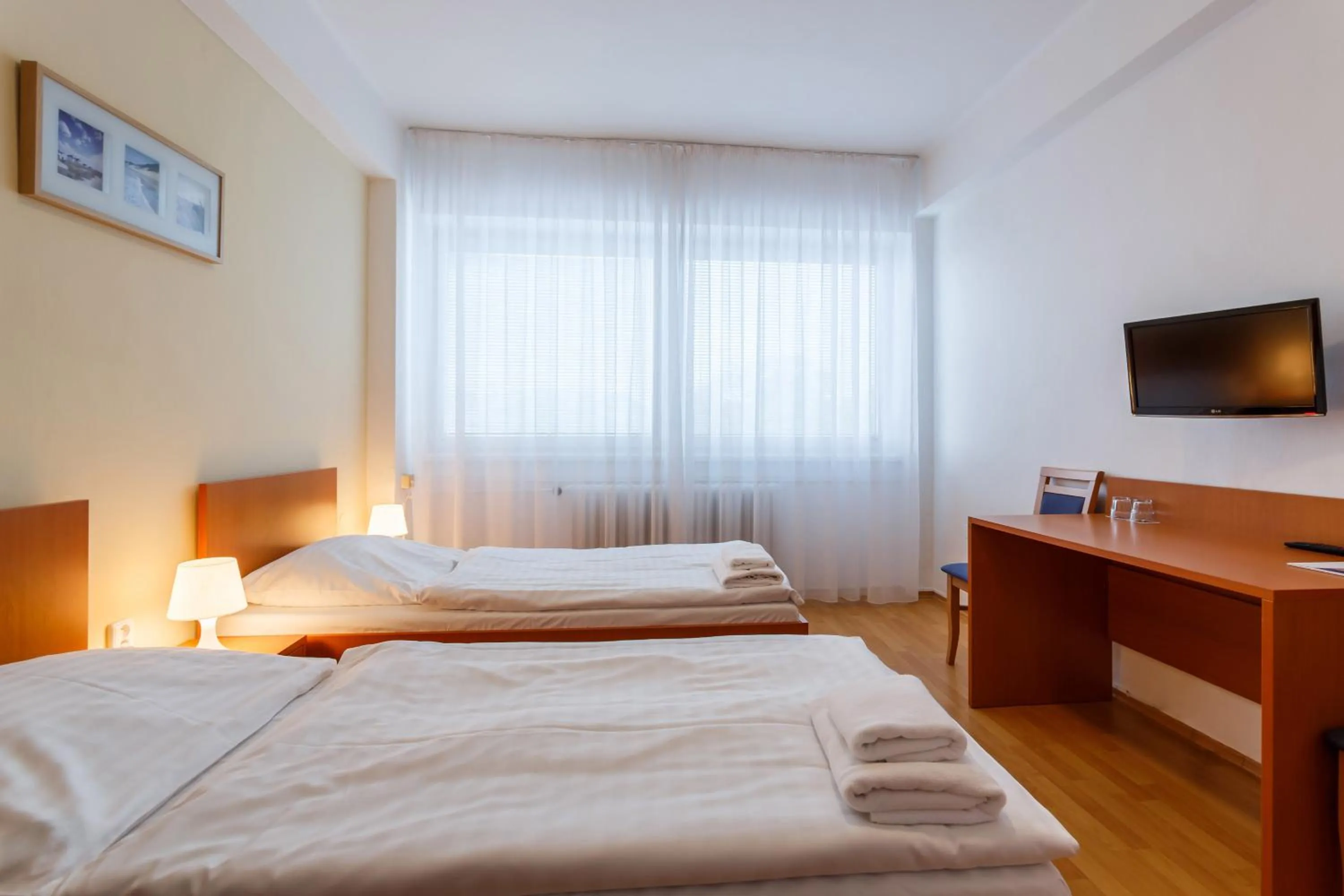 Bed in Hotel Veronika