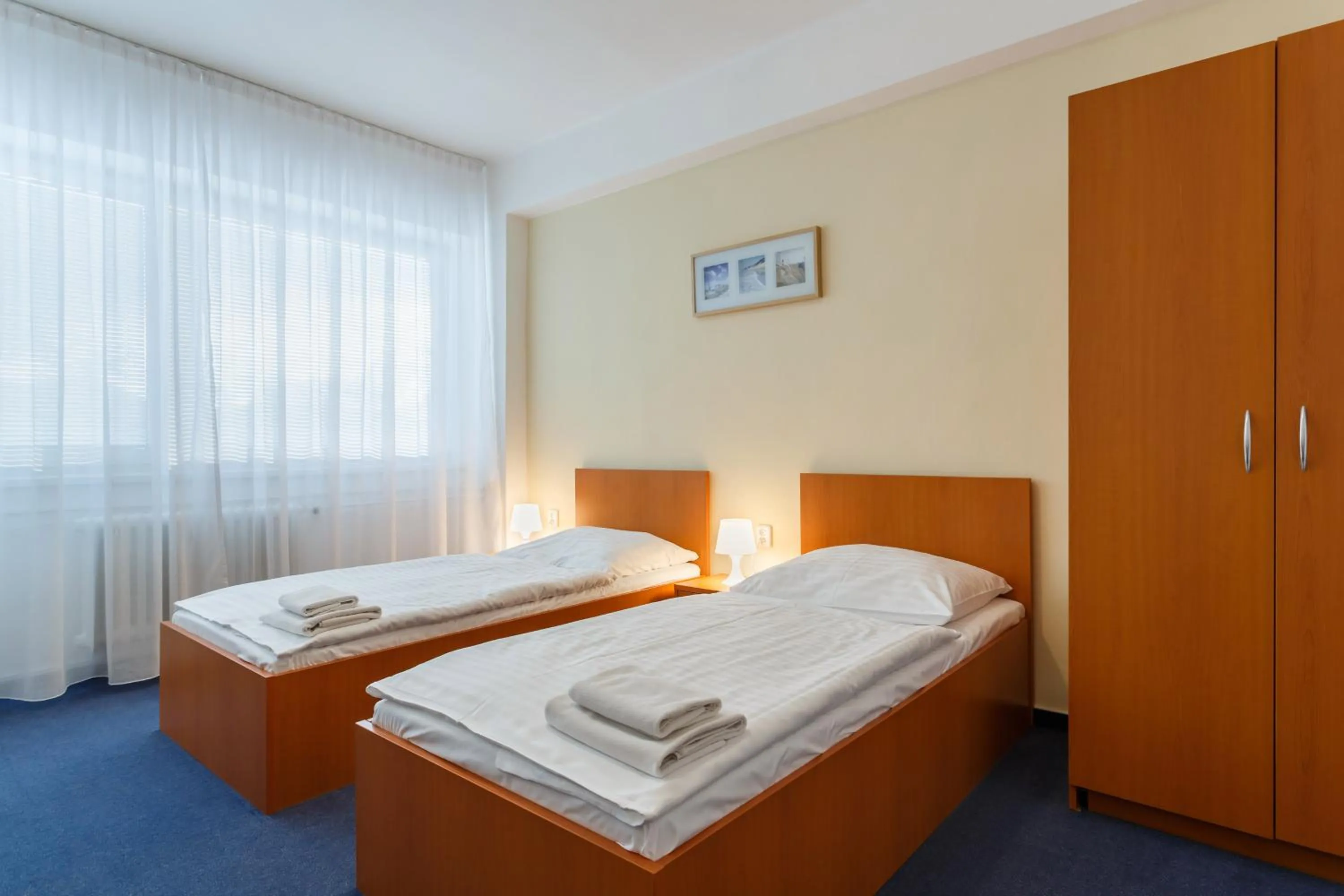 Bed in Hotel Veronika