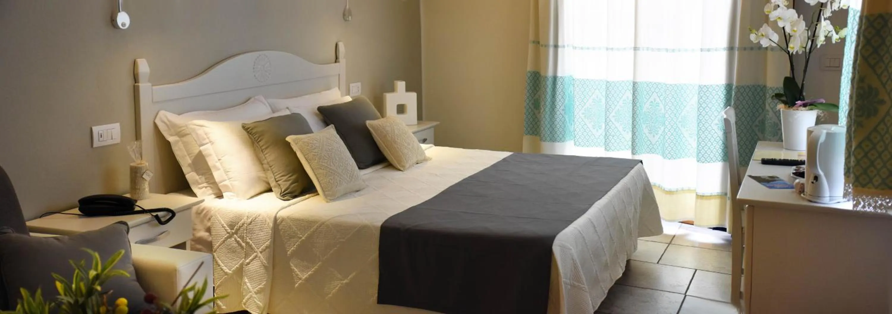 Bed in Hotel I Graniti