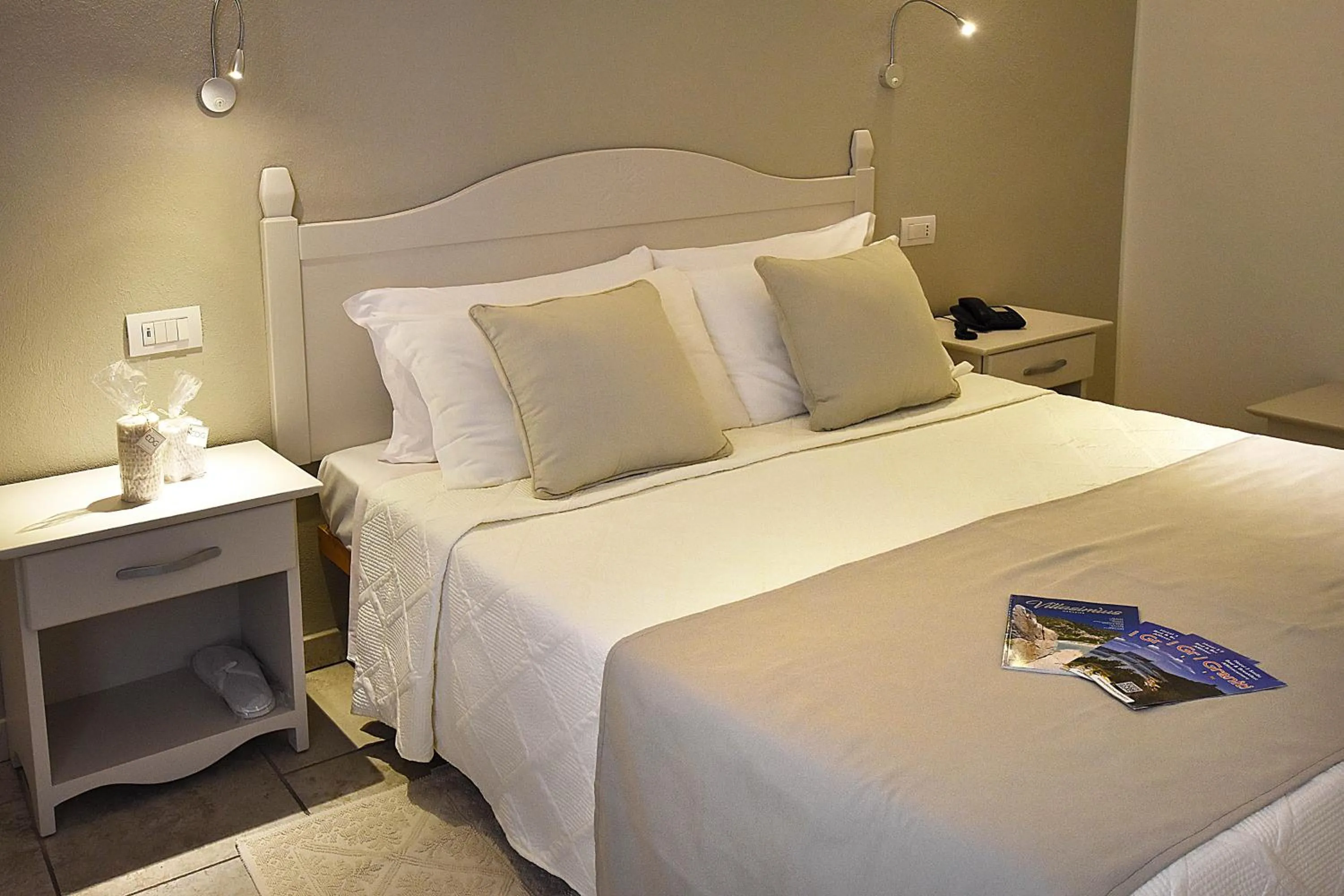 Bed in Hotel I Graniti