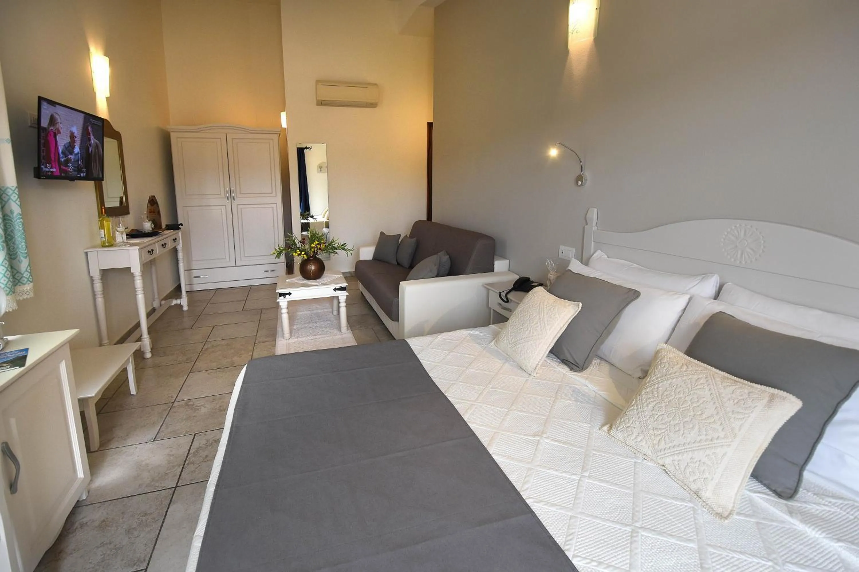 Bed in Hotel I Graniti